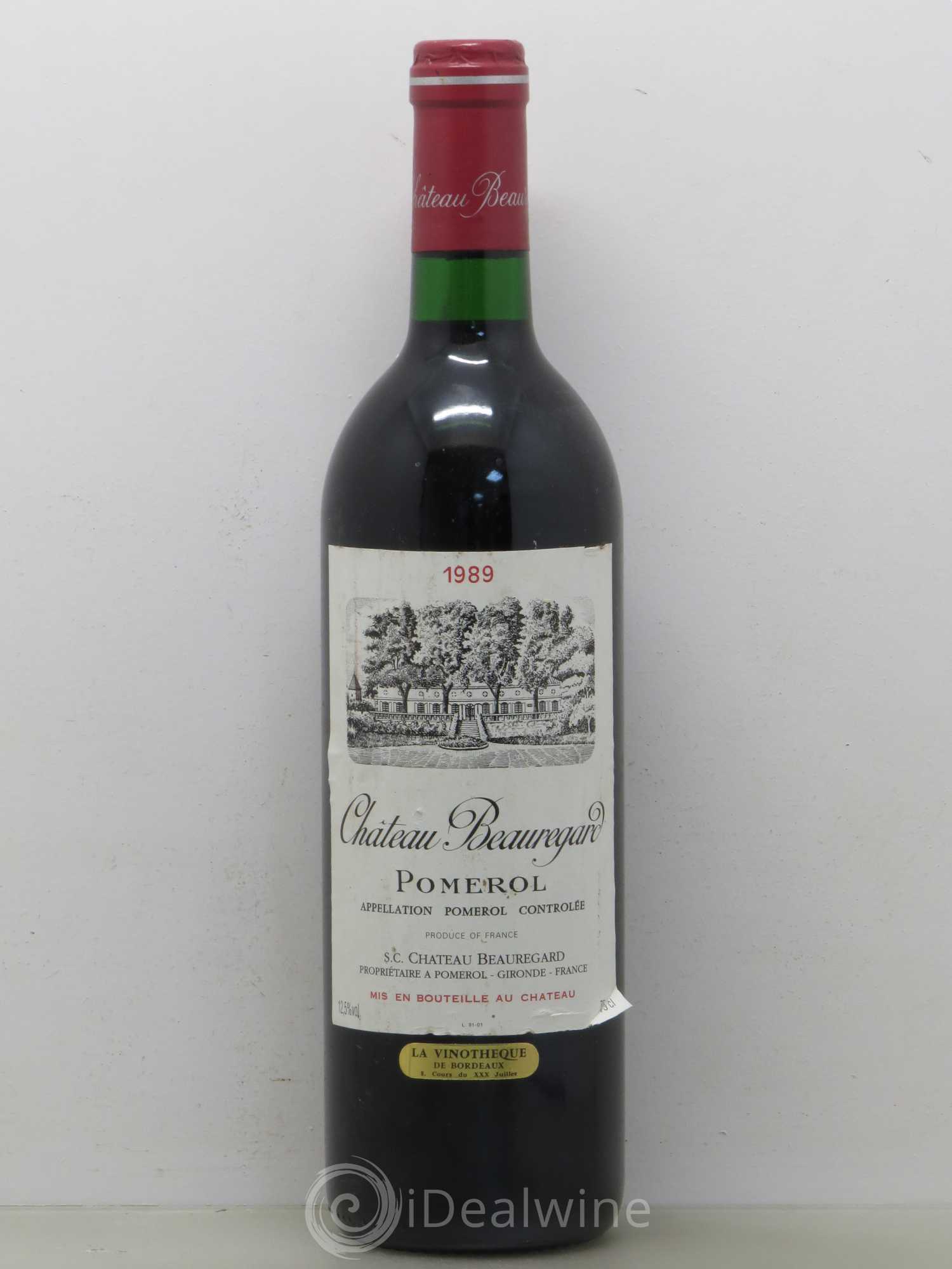 Château Beauregard 1989 - Lot de 1 bouteille - 0