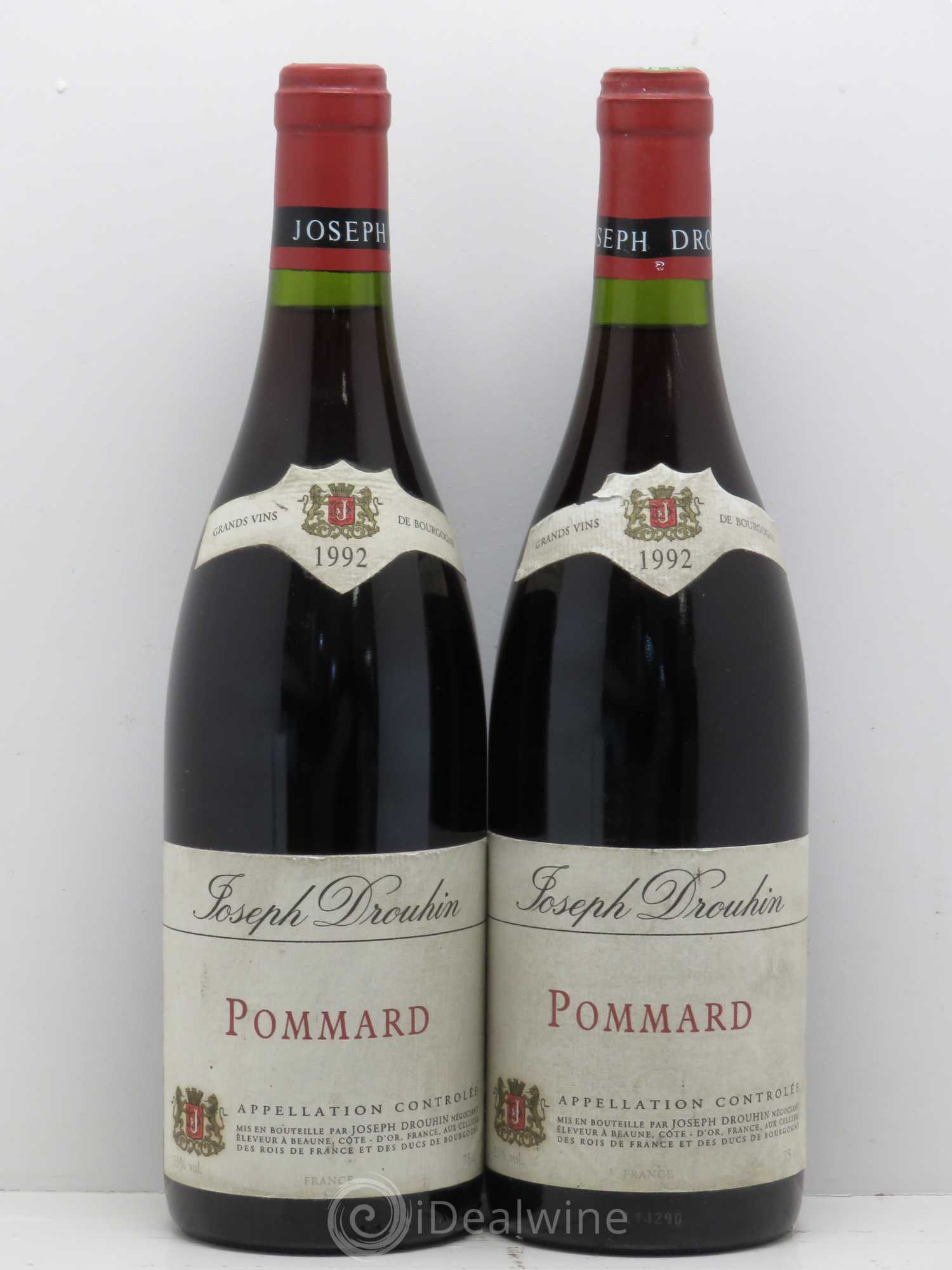 Pommard Joseph Drouhin 1992 - Lot de 2 bouteilles - 0