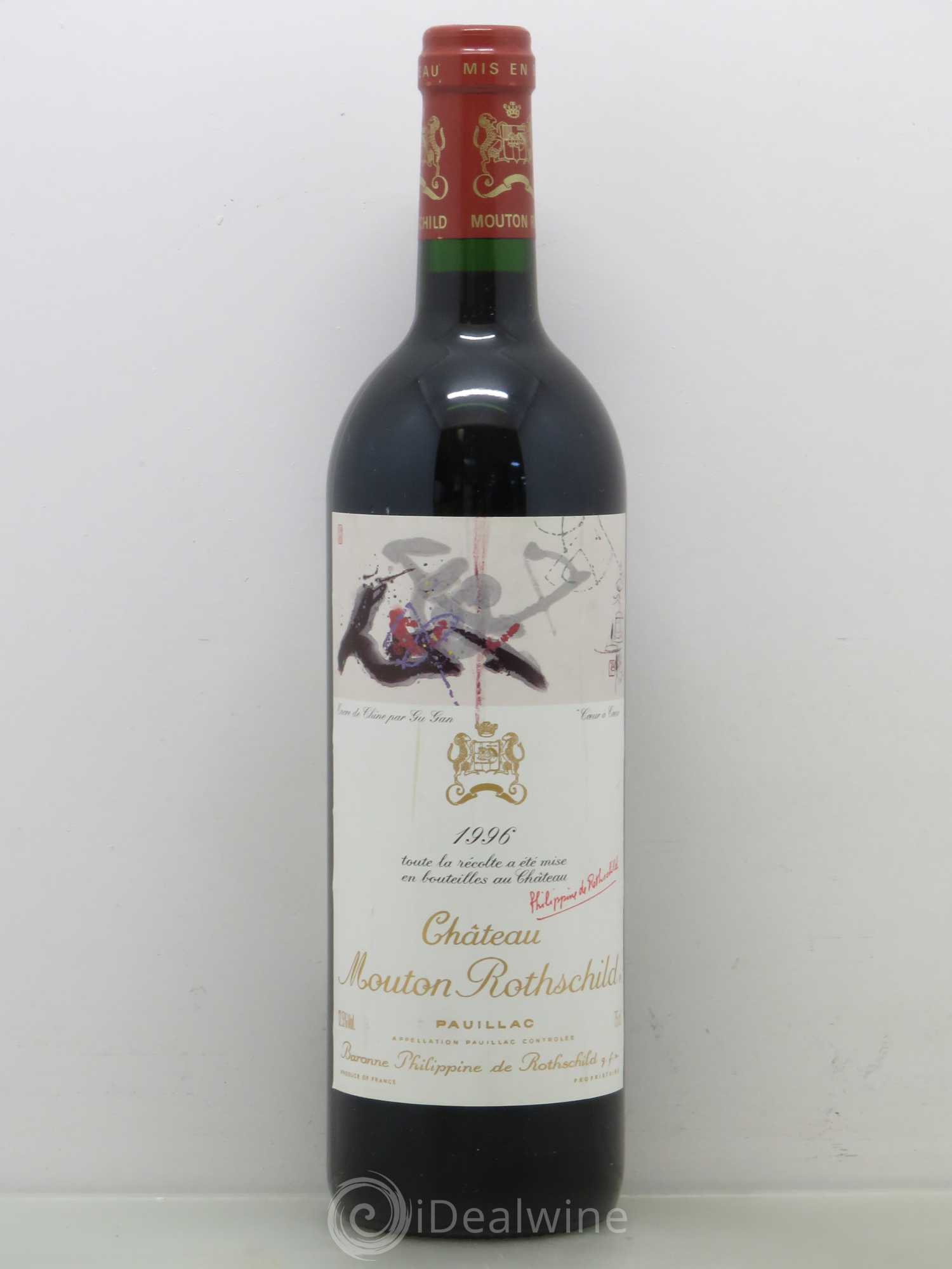 Château Mouton Rothschild 1er Grand Cru Classé 1996 - Lot de 1 bouteille - 0
