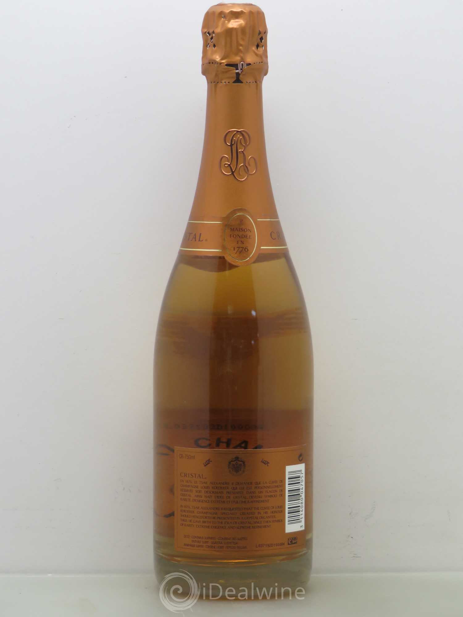 Cristal Louis Roederer 2004 - Lot de 1 bouteille - 1