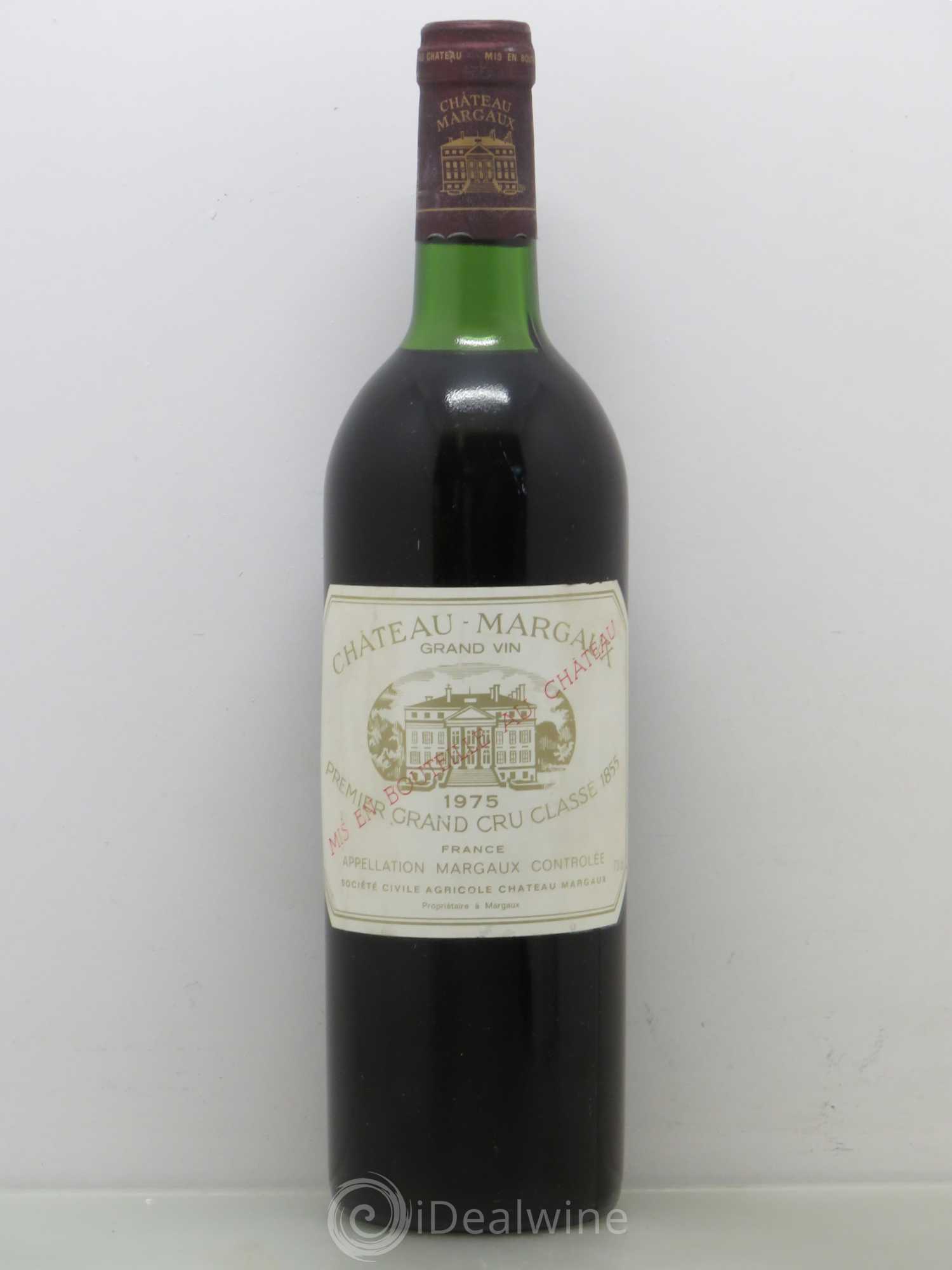 Château Margaux 1er Grand Cru Classé 1975 - Lot de 1 bouteille - 0