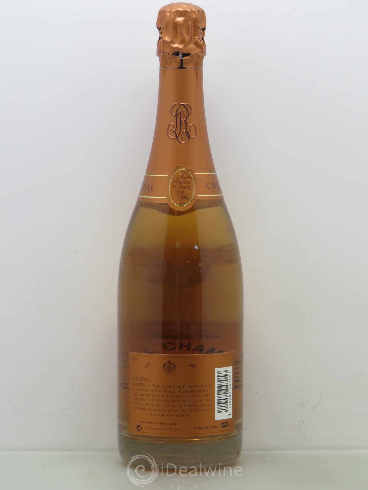 Cristal Louis Roederer 2004 - Lot de 1 bouteille - 1