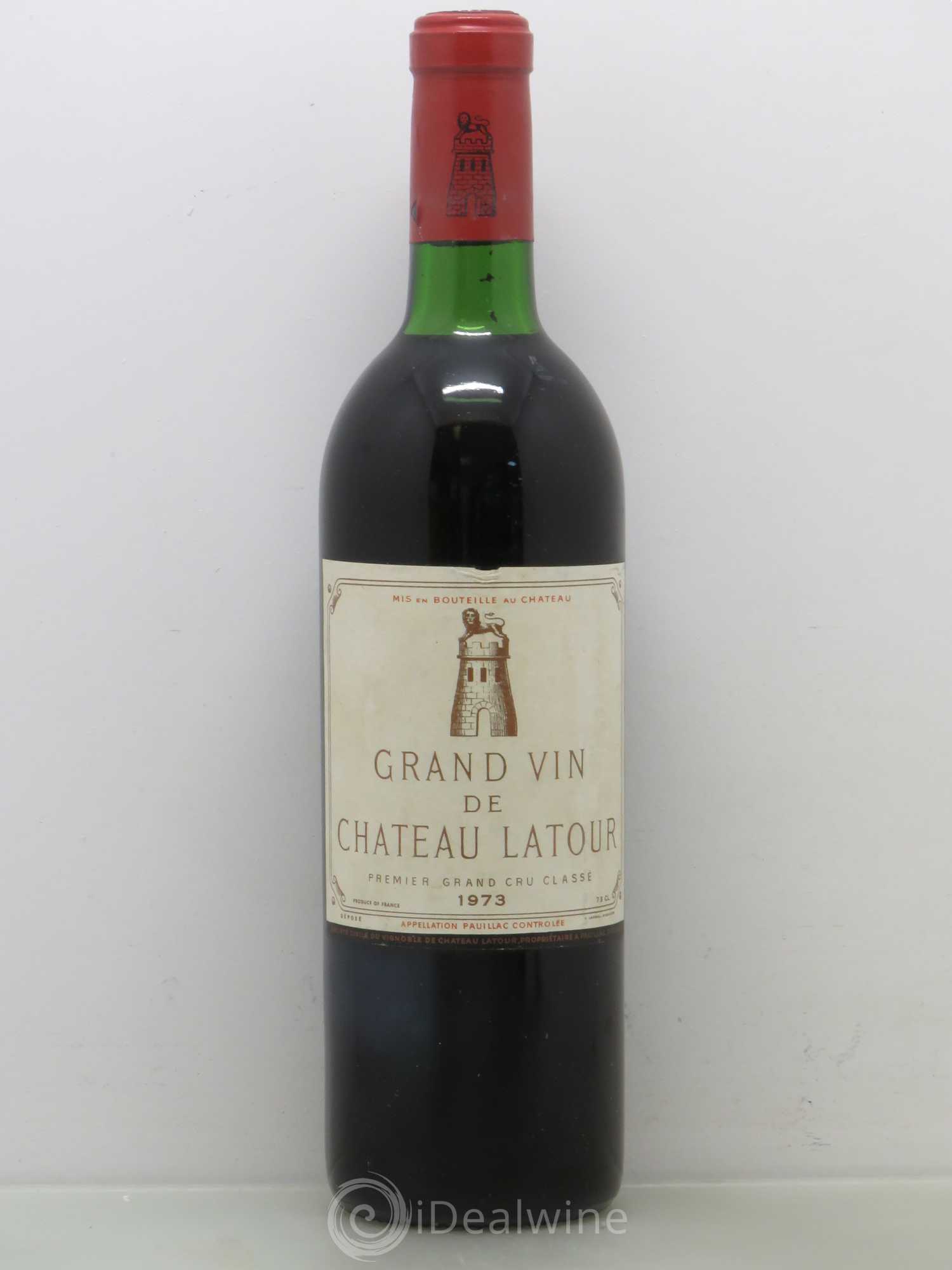 Château Latour 1er Grand Cru Classé 1973 - Lot de 1 bouteille - 0