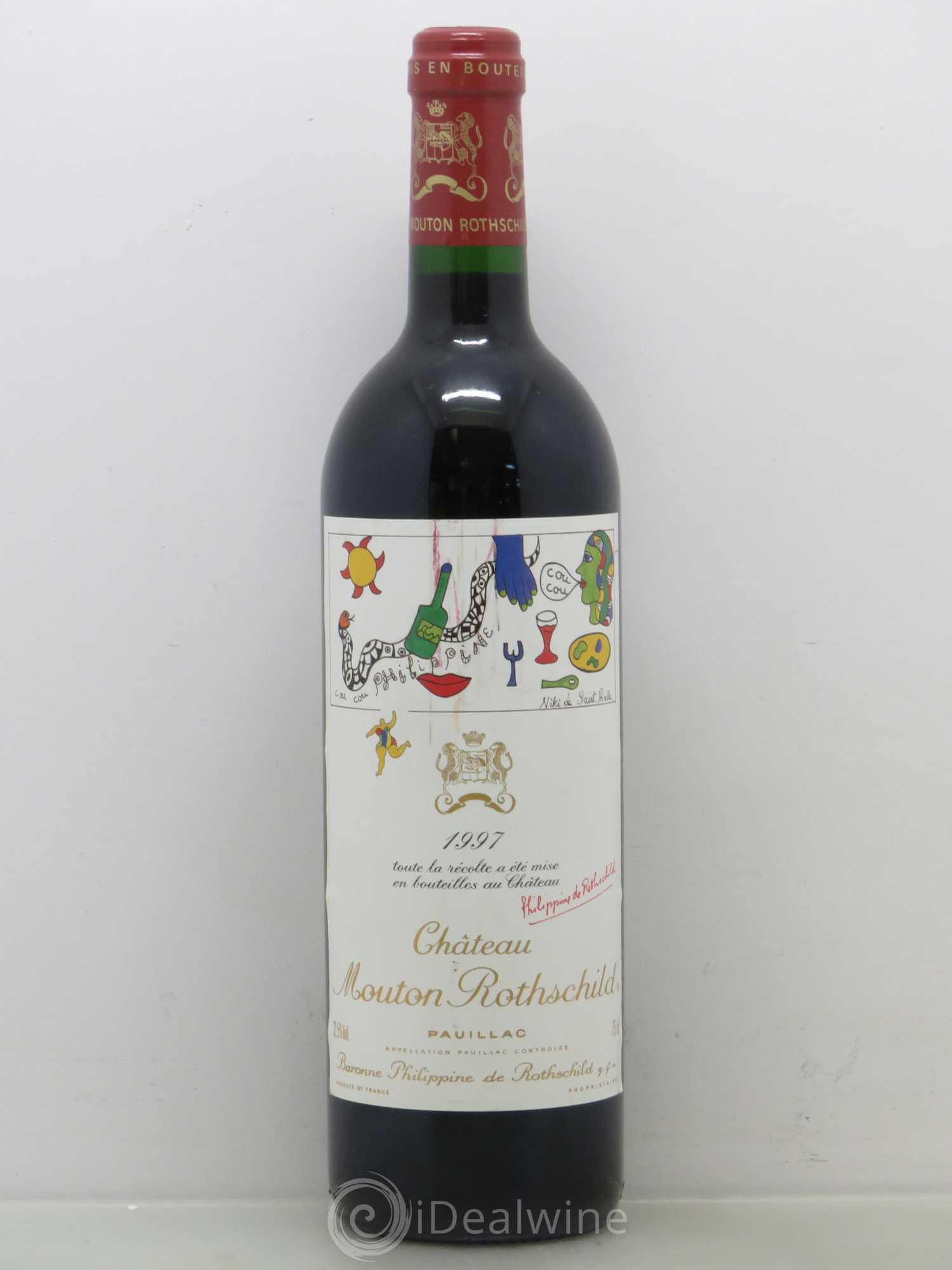 Château Mouton Rothschild 1er Grand Cru Classé 1997 - Lot de 1 bouteille - 0