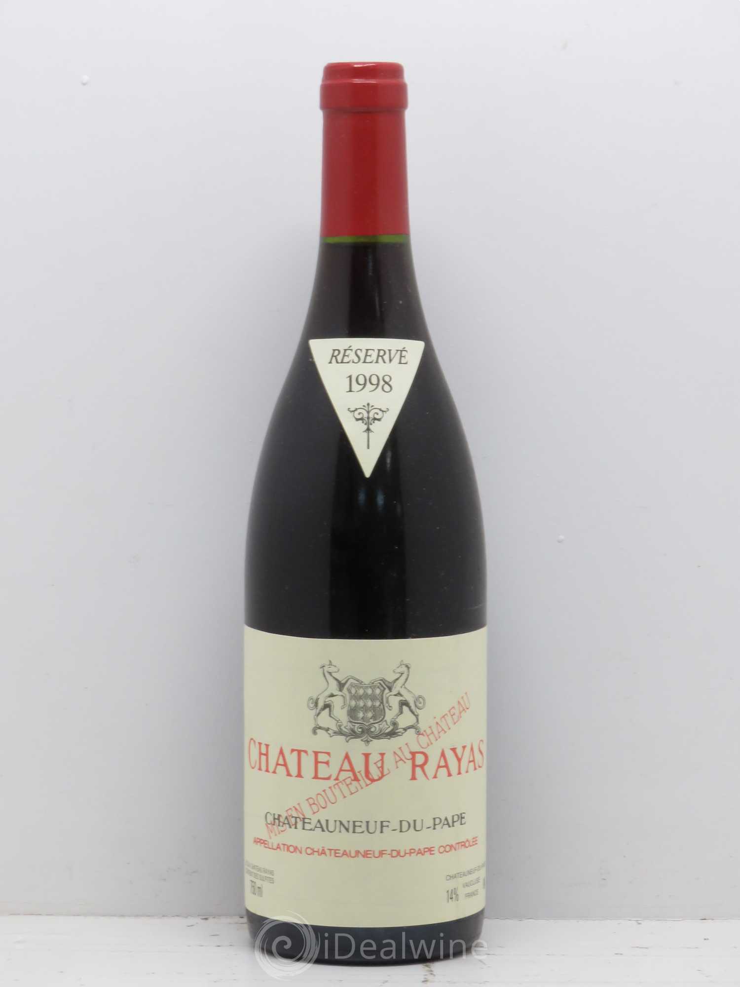 Châteauneuf-du-Pape Château Rayas Emmanuel Reynaud 1998 - Lot de 1 bouteille - 0