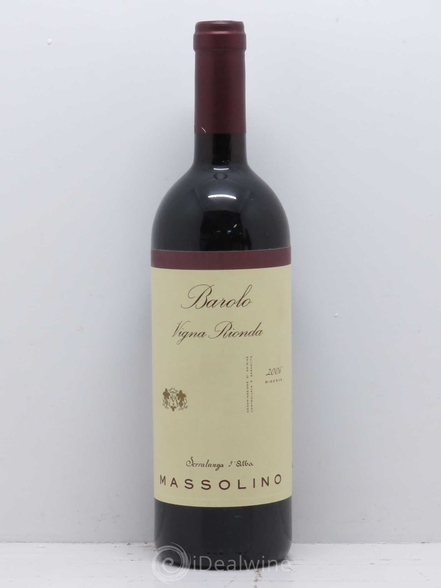 Barolo Massolino Barolo Vigna Ronda 2006 - Lot de 1 bouteille - 0