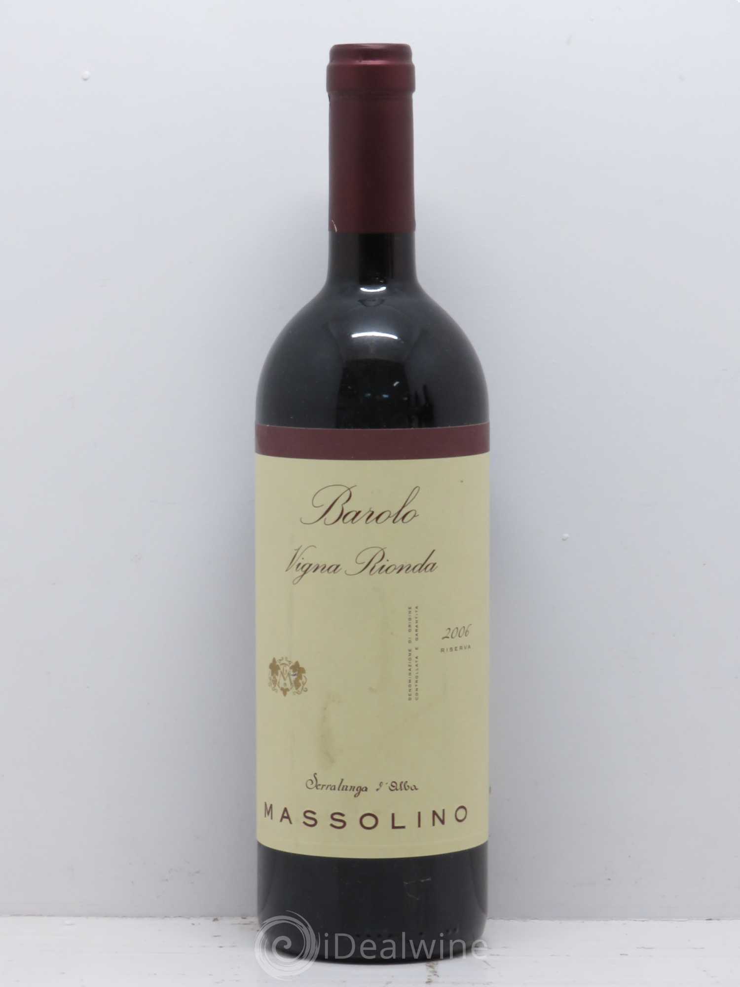 Barolo Massolino Barolo Vigna Ronda 2006 - Lot de 1 bouteille - 0