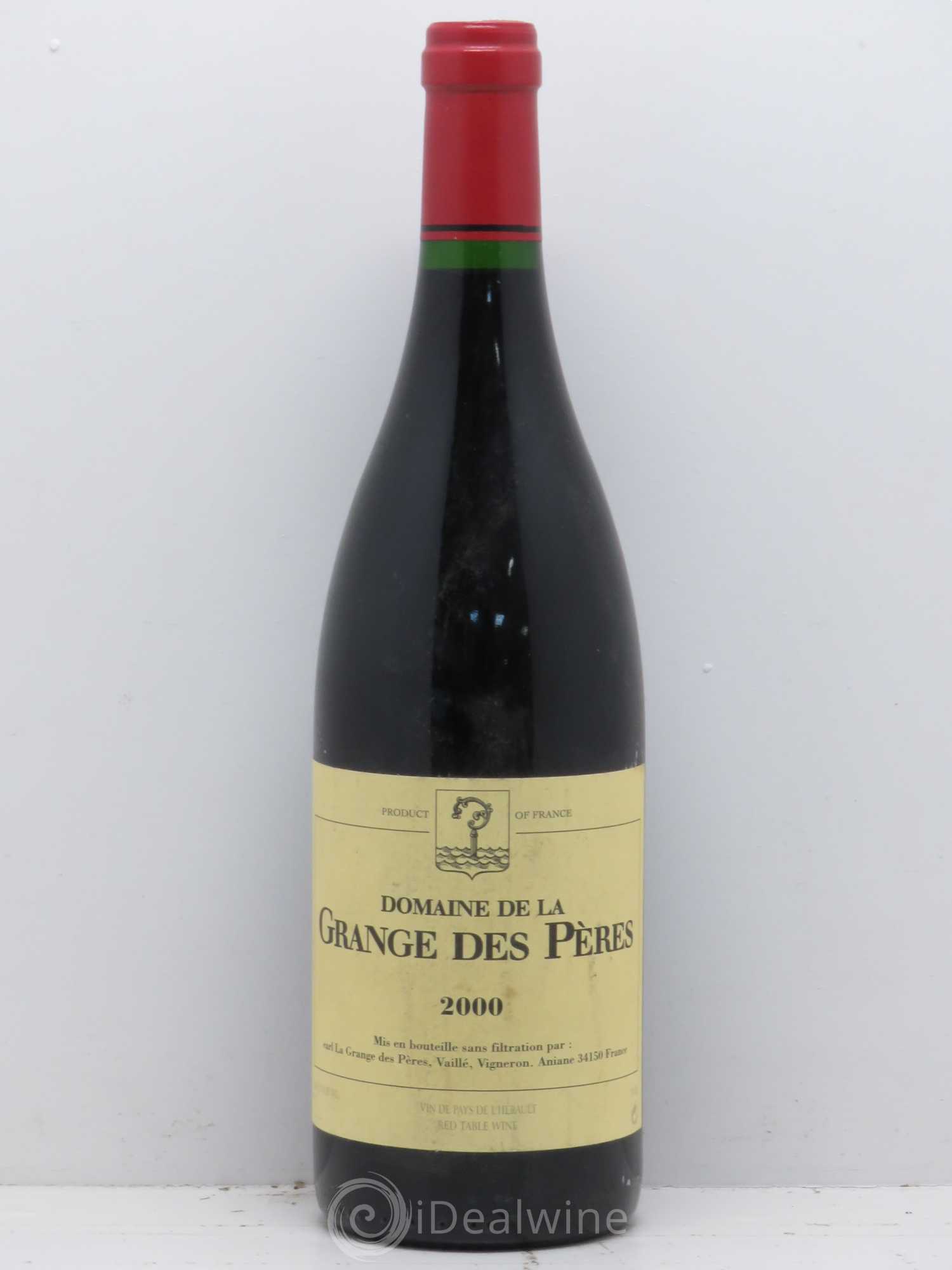 Pays d'Hérault Grange des Pères Laurent Vaillé 2000 - Lot de 1 bouteille - 0