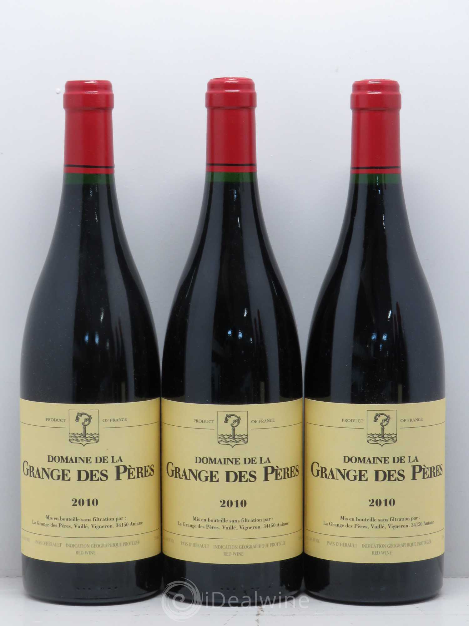 Pays d'Hérault Grange des Pères Laurent Vaillé 2010 - Lot de 6 bouteilles - 1