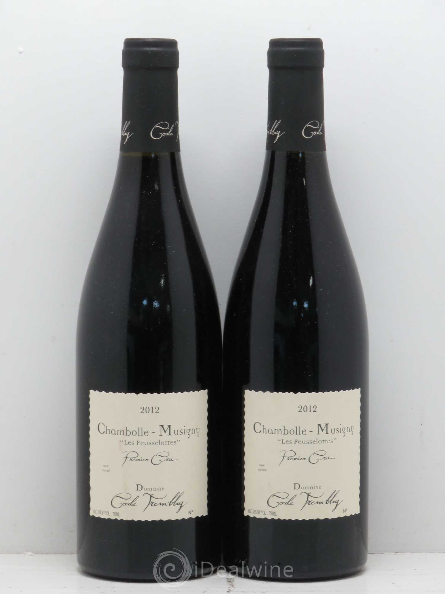 Chambolle-Musigny 1er Cru Les Feusselottes Cécile Tremblay 2012 - Lot de 2 bouteilles - 0