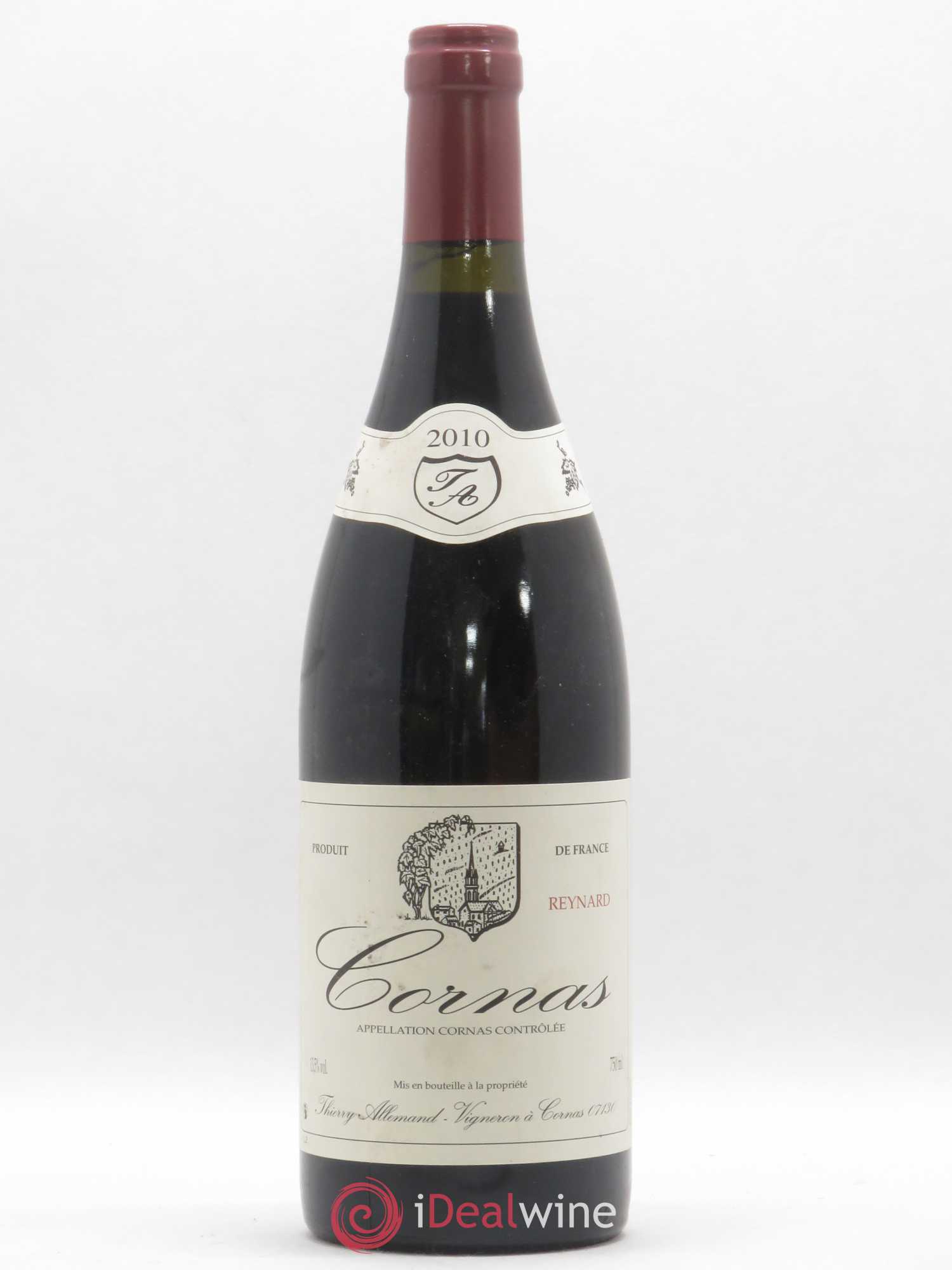 Cornas Reynard Thierry Allemand 2010 - Lot de 1 bouteille - 0
