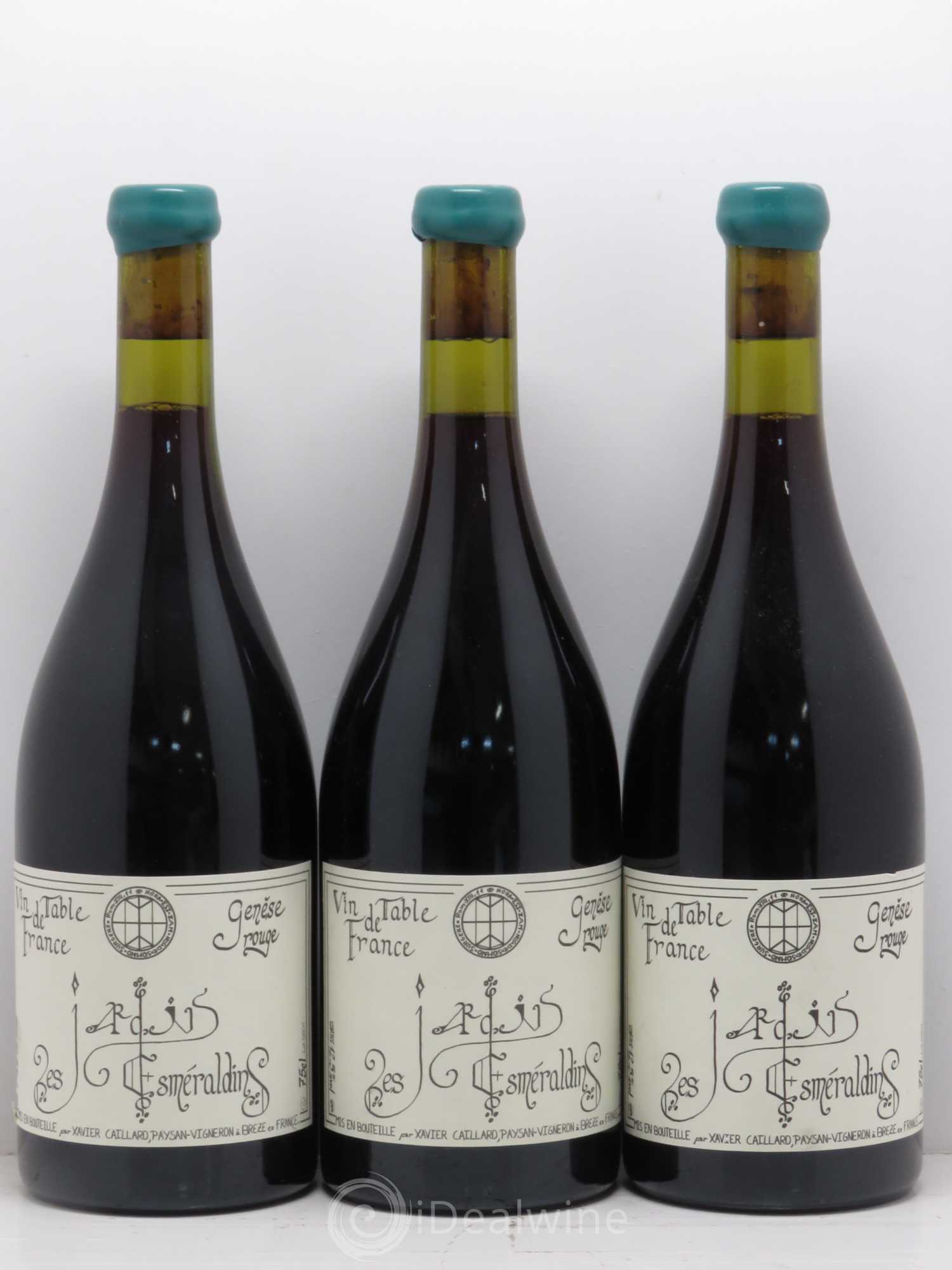 Divers Les Jardins Esmeraldins - Xavier Caillard 2004 - Lot de 3 bouteilles - 0