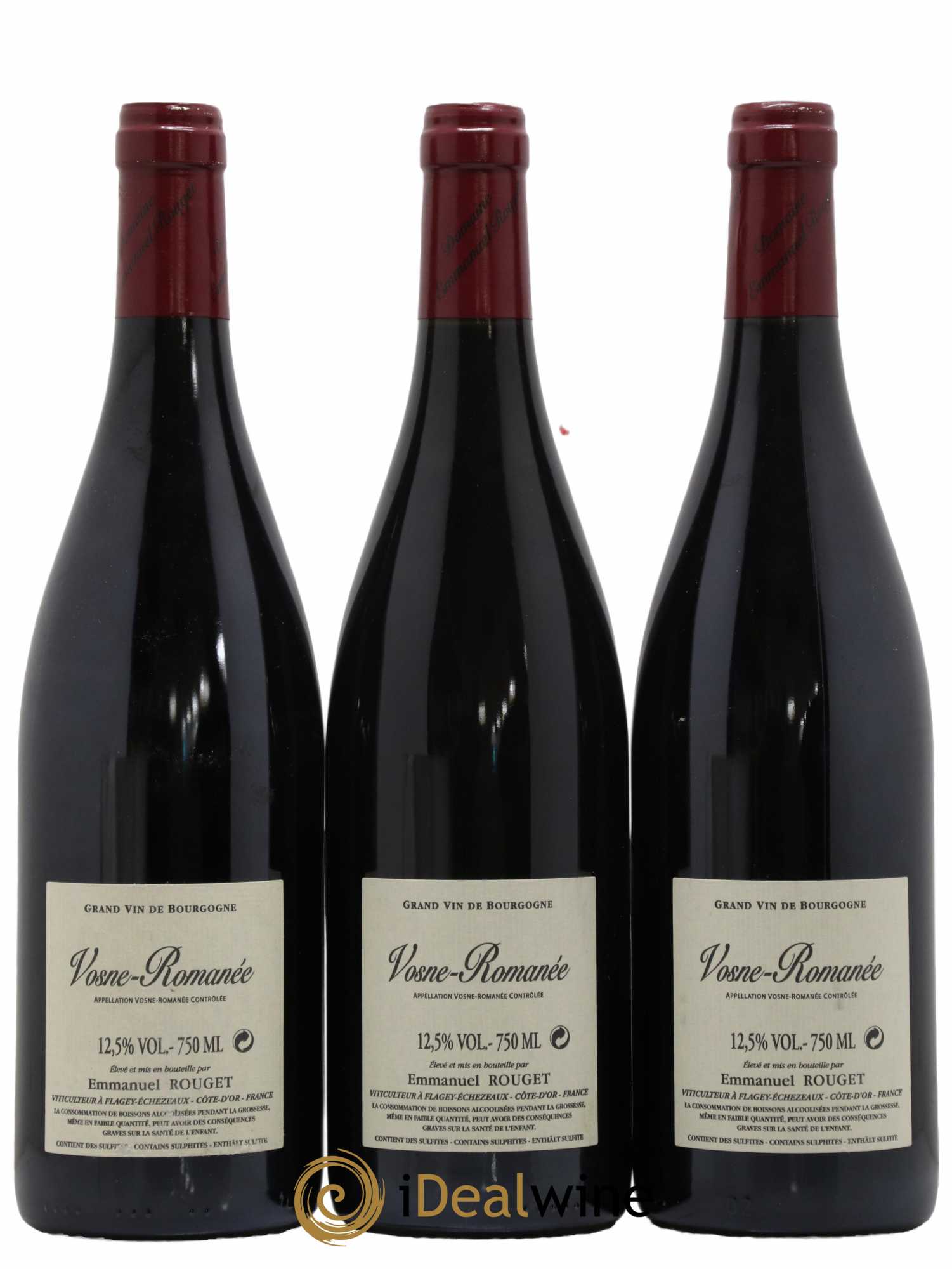 Vosne-Romanée Emmanuel Rouget 2013 - Lot de 3 bouteilles - 1