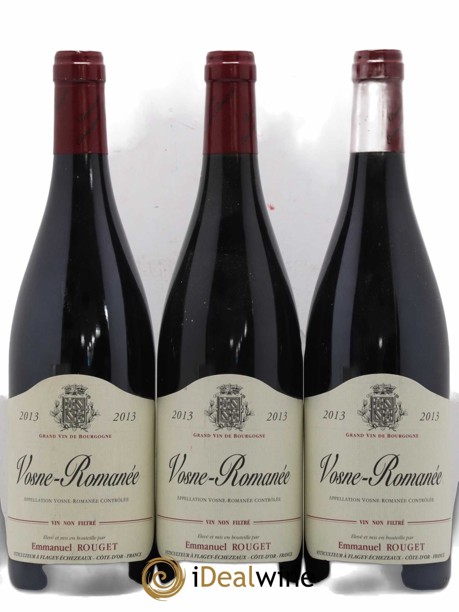 Vosne-Romanée Emmanuel Rouget 2013 - Lot de 3 bouteilles - 0