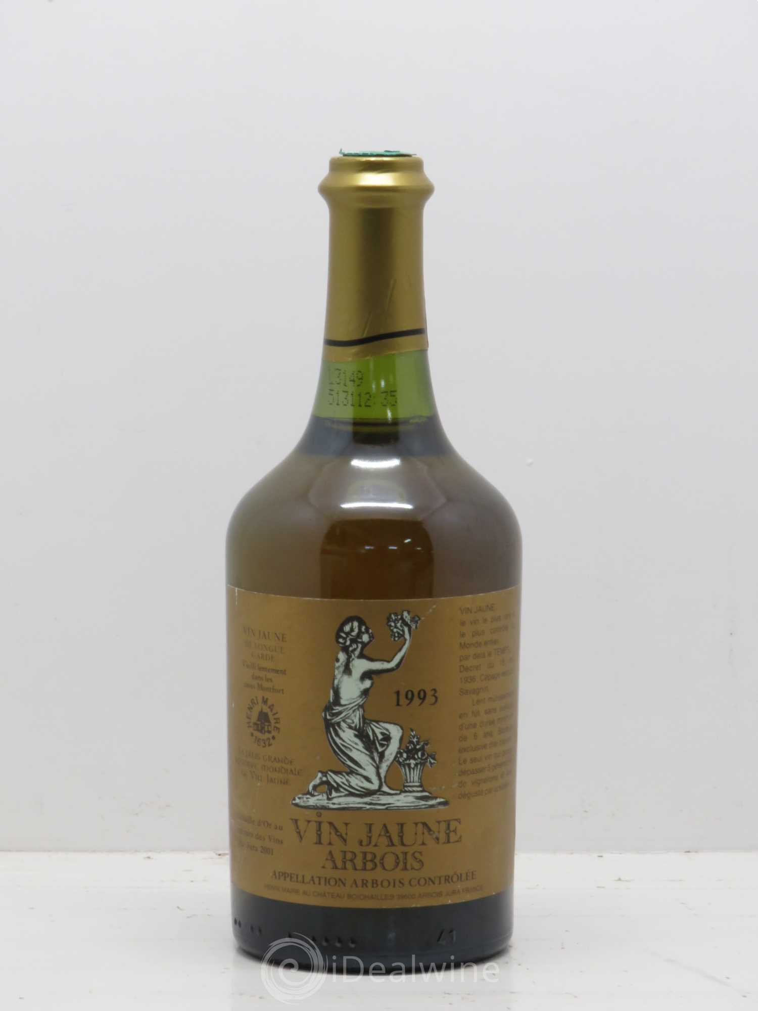 Arbois Vin Jaune Henrie Maire 1993 - Posten von 1 Flasche - 0
