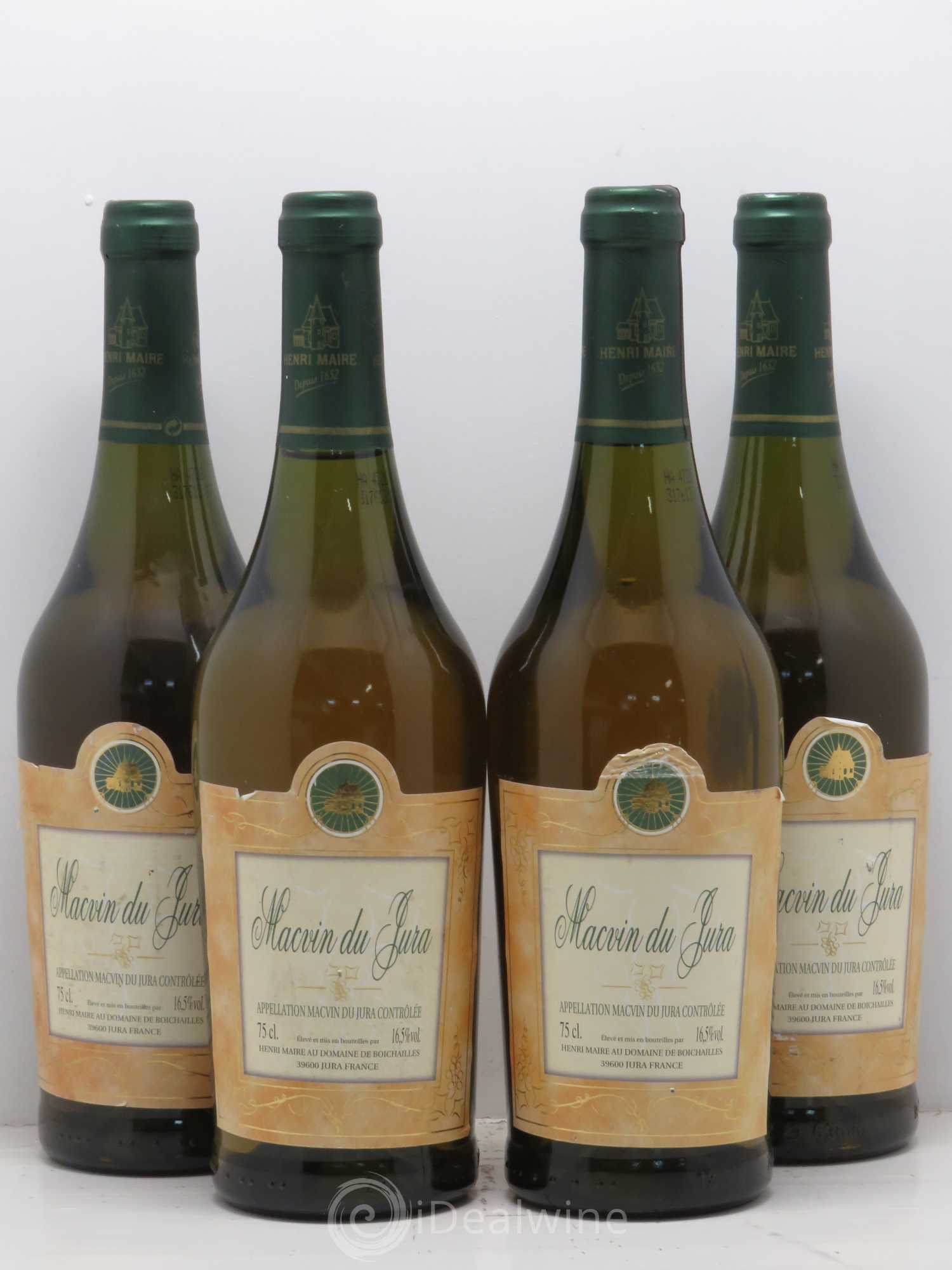 Côtes du Jura Macvin (sans prix de réserve) - Lot de 4 bouteilles - 0