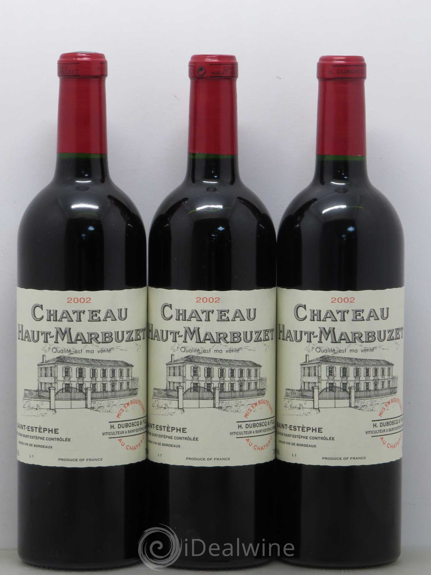 Château Haut Marbuzet 2002 - Lot de 12 bouteilles - 3