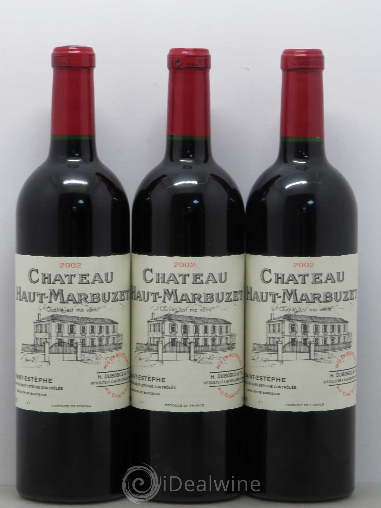 Château Haut Marbuzet 2002 - Lot de 12 bouteilles - 4