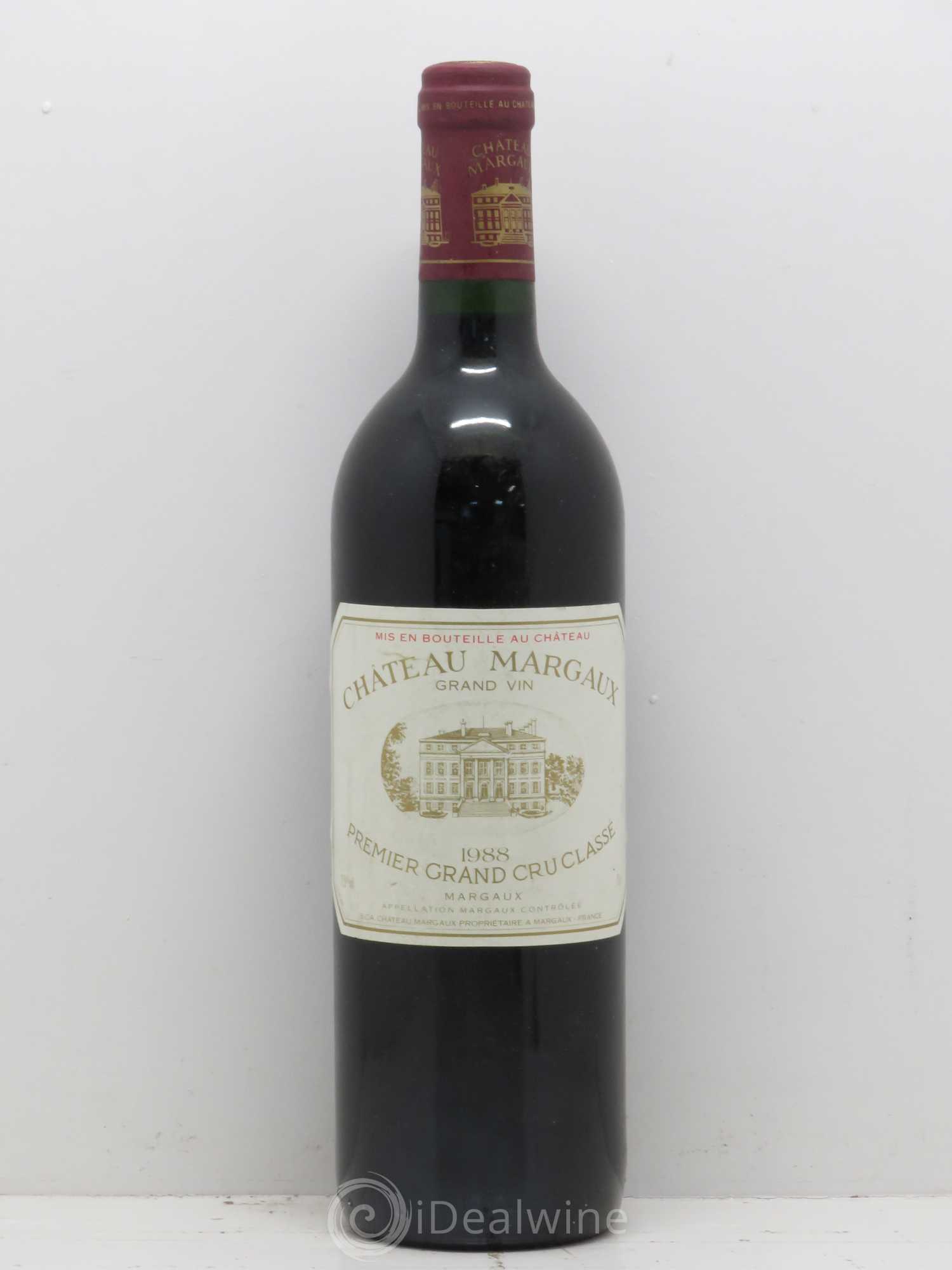 Château Margaux 1er Grand Cru Classé 1988 - Lot de 1 bouteille - 0