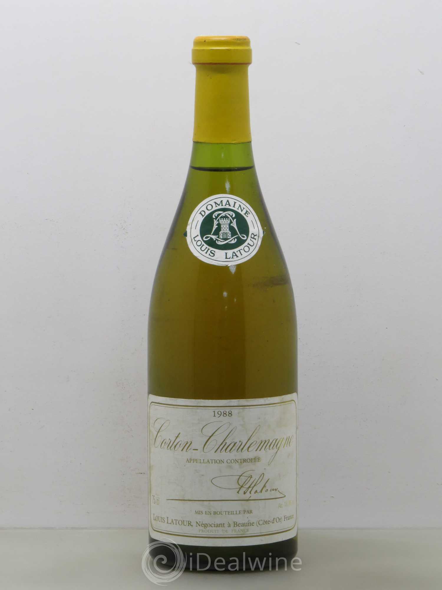 Corton-Charlemagne Grand Cru Louis Latour 1988 - Lot de 1 bouteille - 0