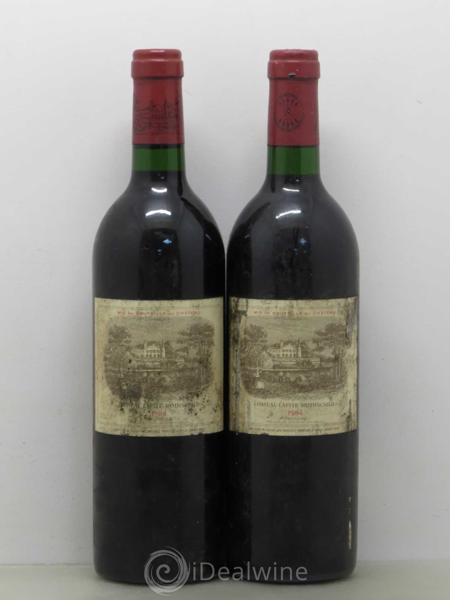 Château Lafite Rothschild 1er Grand Cru Classé 1984 - Lot de 2 bouteilles - 0