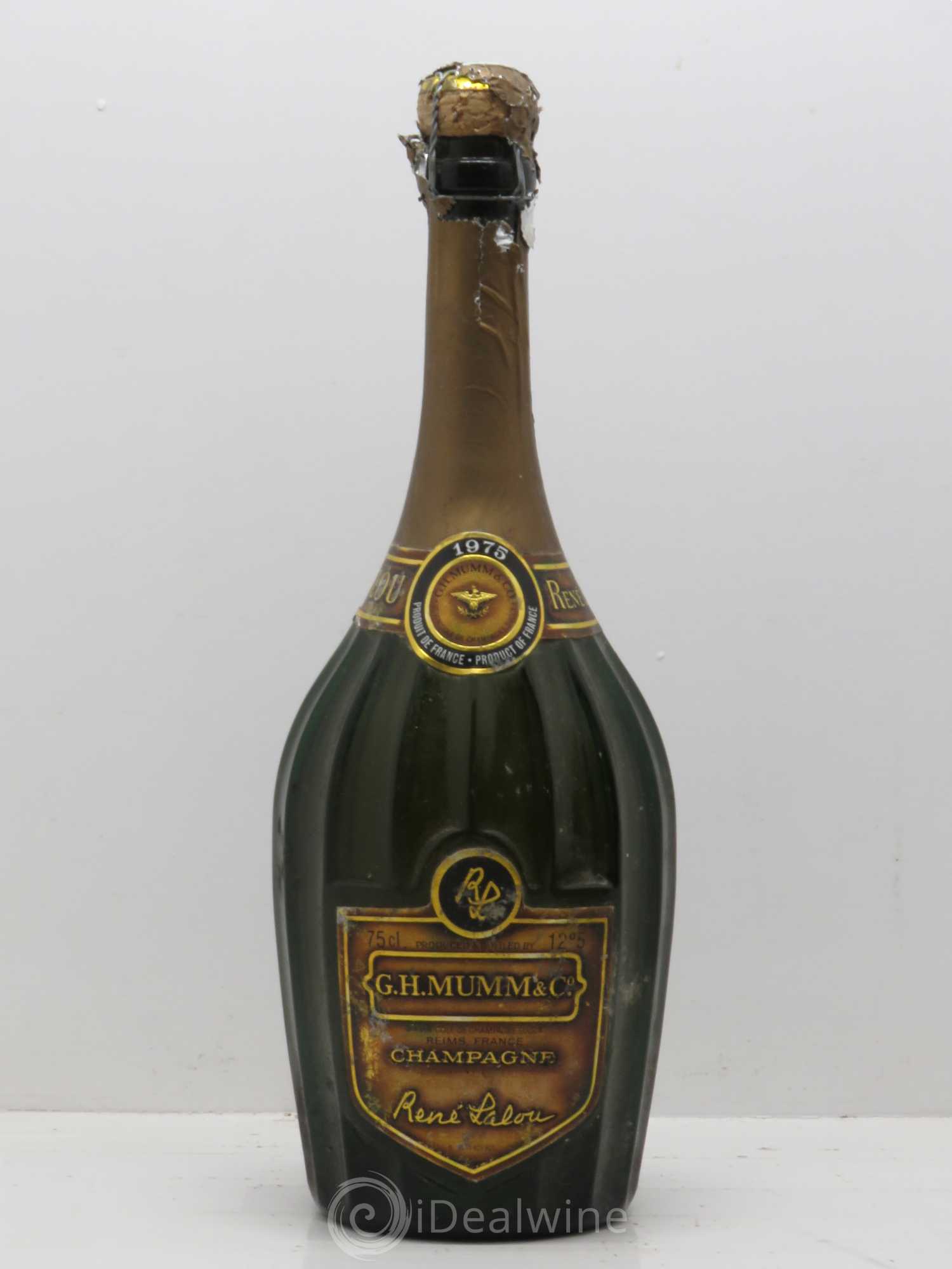 René Lalou Mumm 1975 - Lot de 1 bouteille - 0