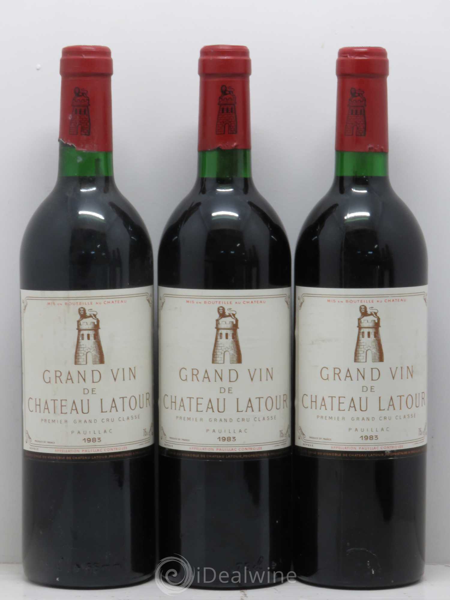 Château Latour 1er Grand Cru Classé 1983 - Lot de 6 bouteilles - 1