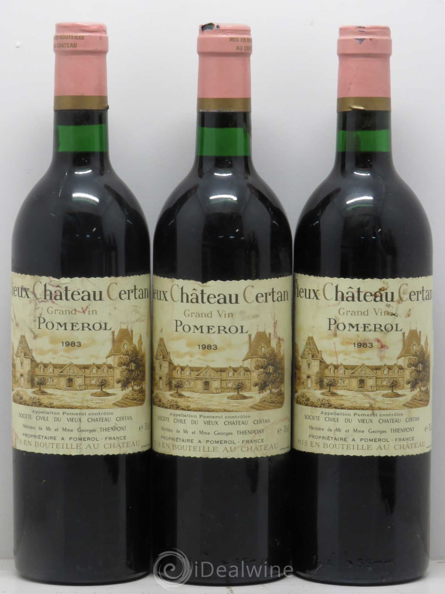 Vieux Château Certan 1983 - Lot de 6 bouteilles - 1