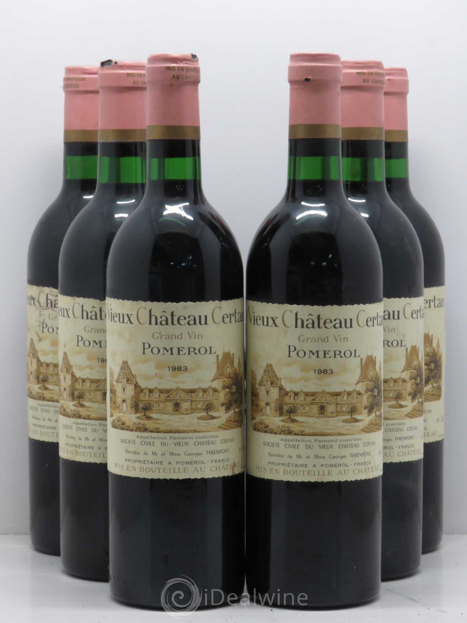 Vieux Château Certan 1983 - Lot de 6 bouteilles - 0