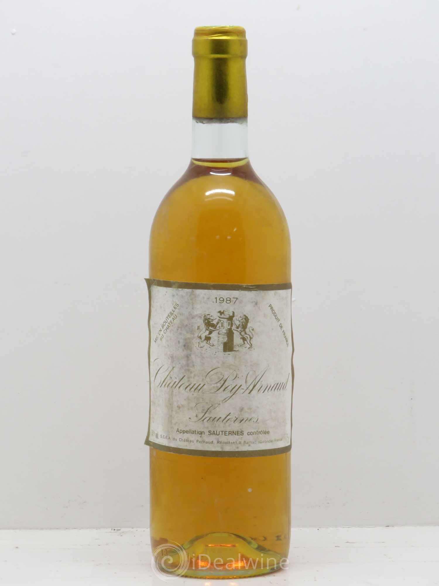 Sauternes Château Pey Arnaud 1987 - Posten von 1 Flasche - 0