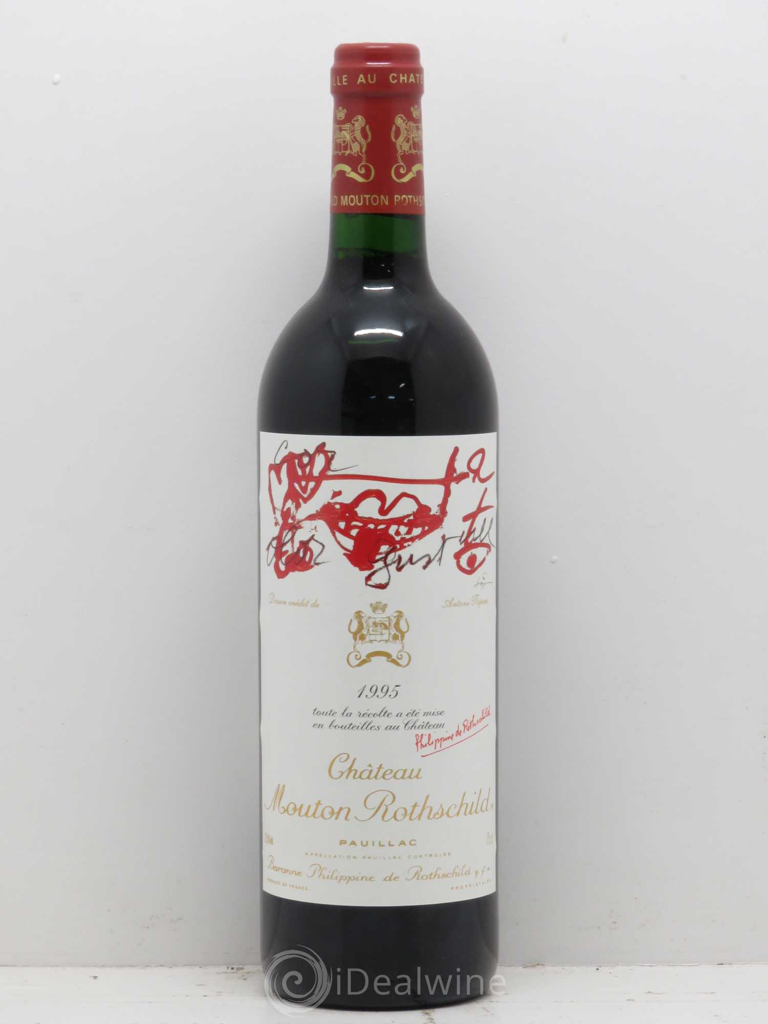 Château Mouton Rothschild 1er Grand Cru Classé 1995 - Lot de 1 bouteille - 0