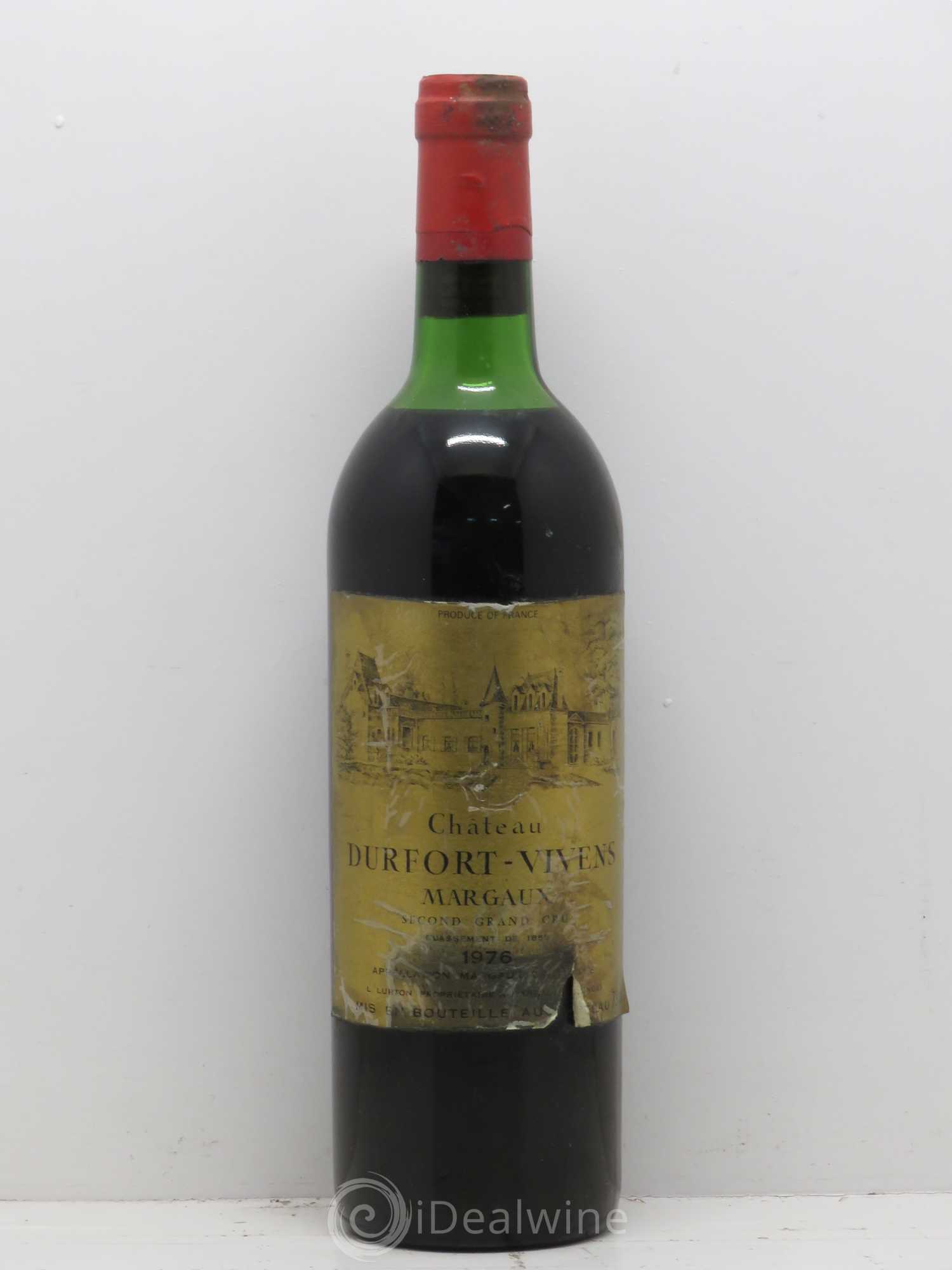 Château Durfort Vivens 2ème Grand Cru Classé (sans prix de réserve) 1976 - Lot de 1 bouteille - 0