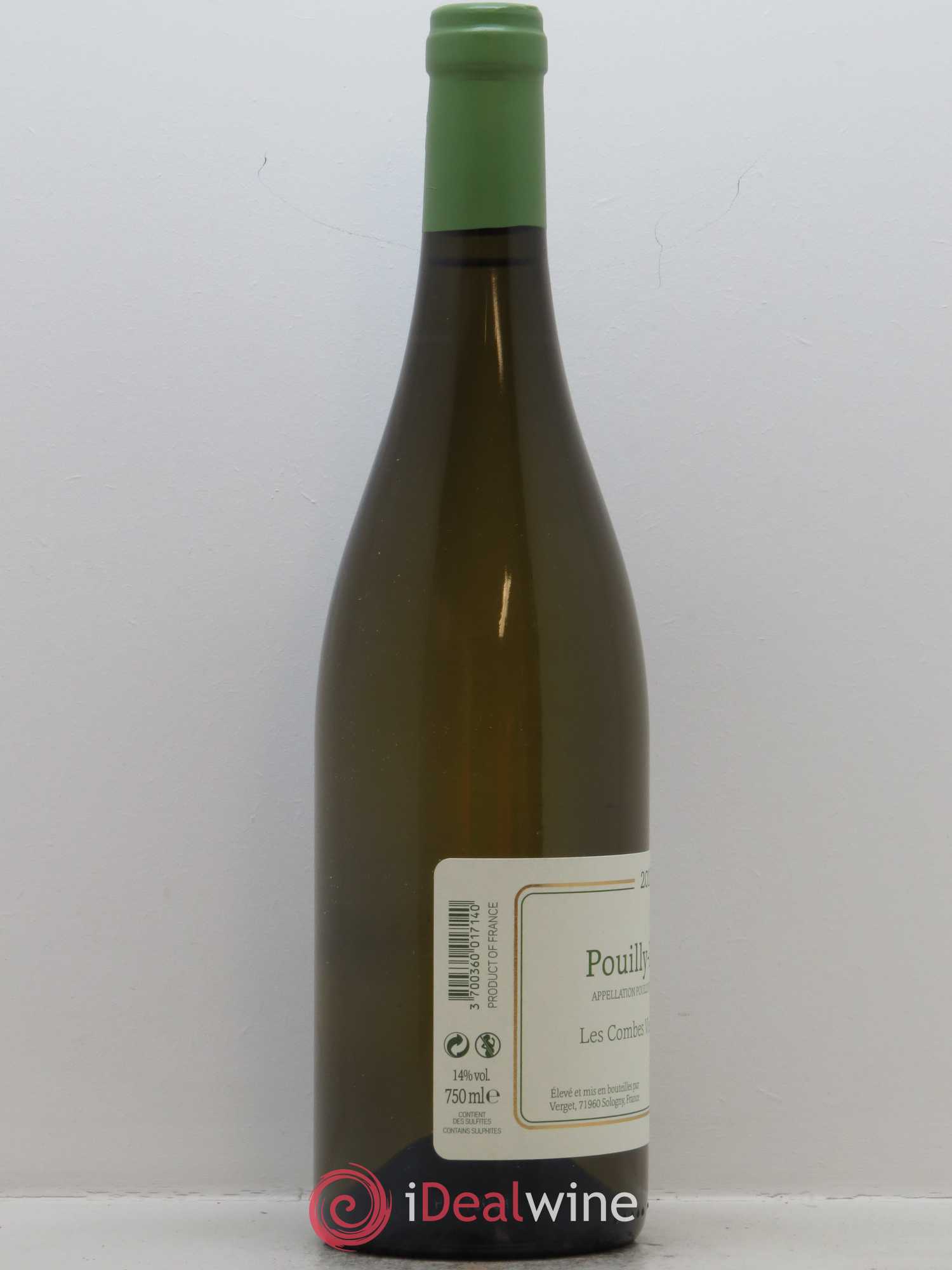 Pouilly-Fuissé Les Combes Vieilles Vignes Verget 2017 - Lot de 1 bouteille - 1