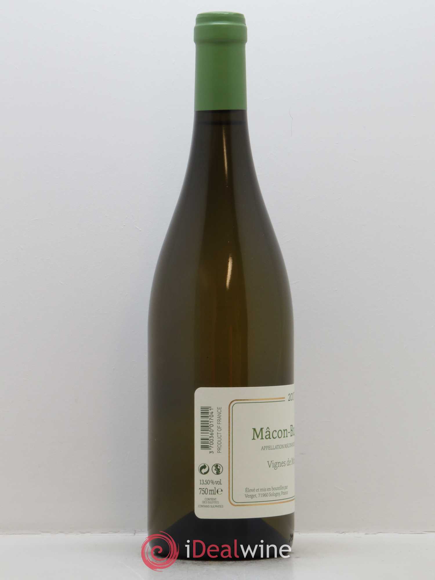 Mâcon-Bussières Vignes de Montbrison Verget 2017 - Lot de 1 bouteille - 1