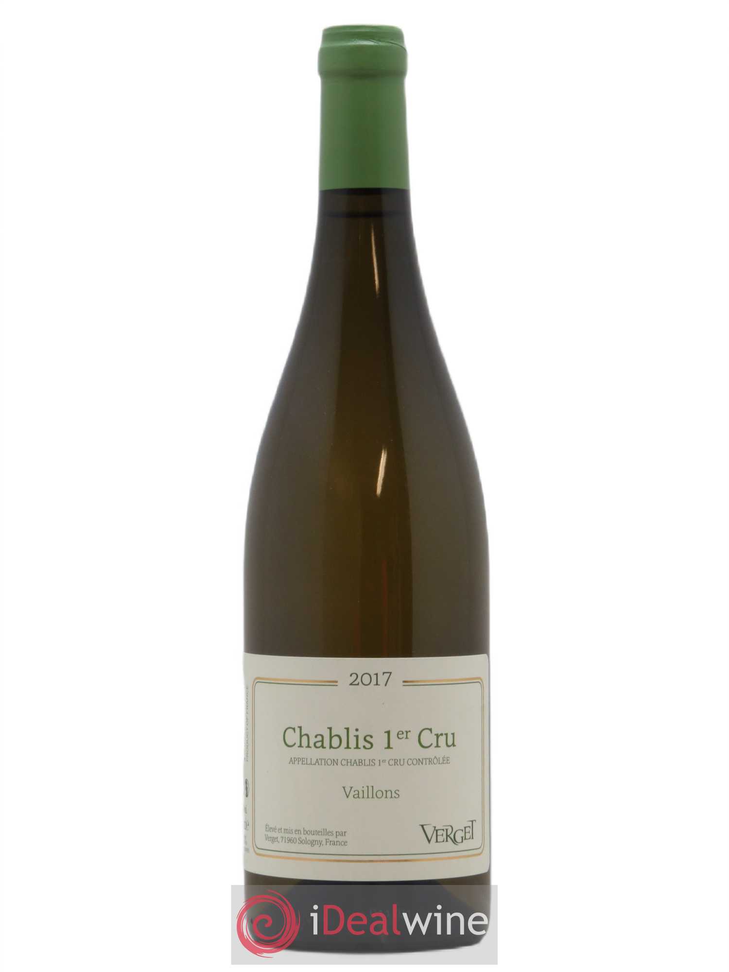 Chablis 1er Cru Vaillons Verget 2017 - Lot de 1 bouteille - 0