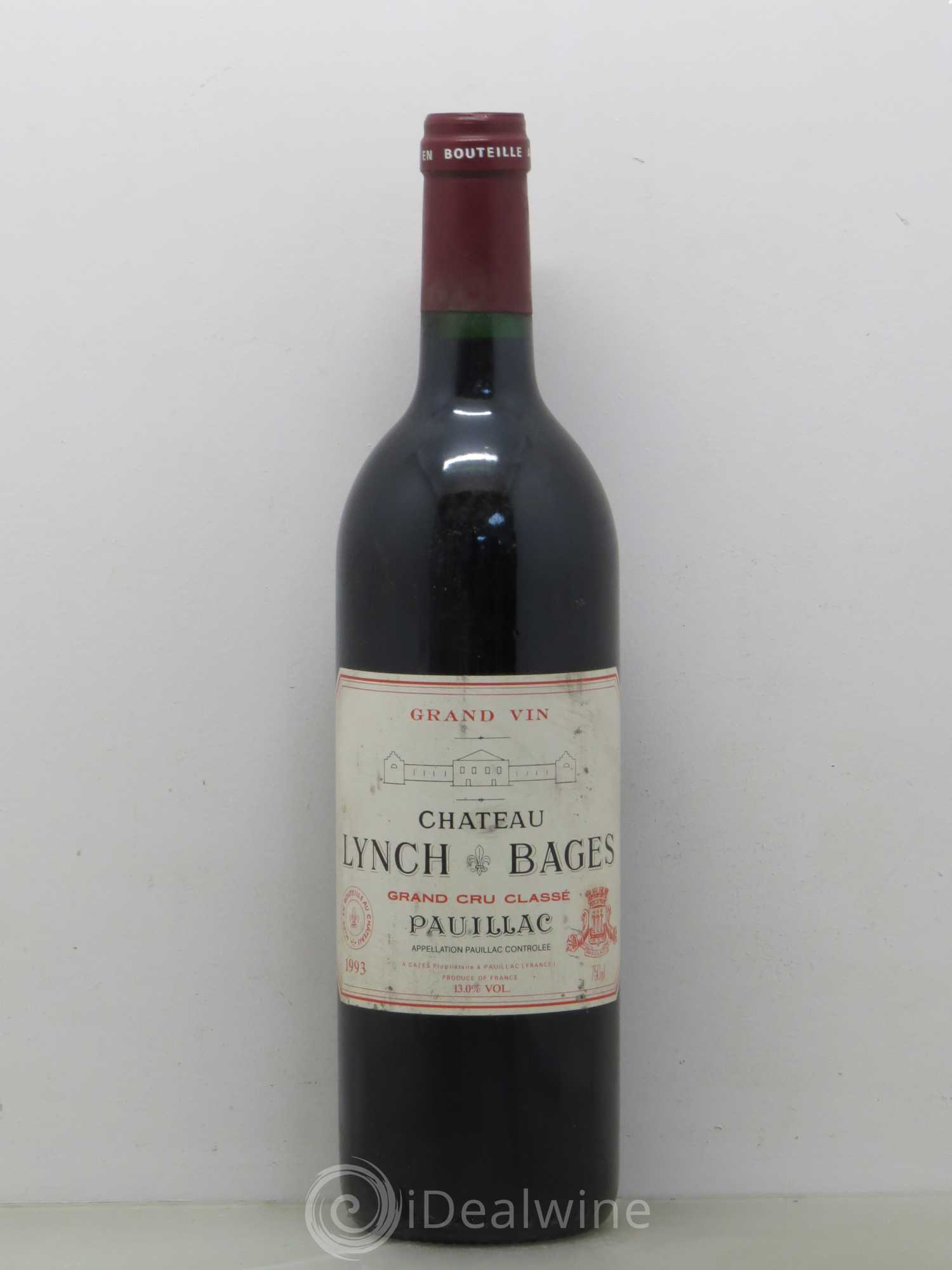 Château Lynch Bages 5ème Grand Cru Classé 1993 - Lot de 1 bouteille - 0