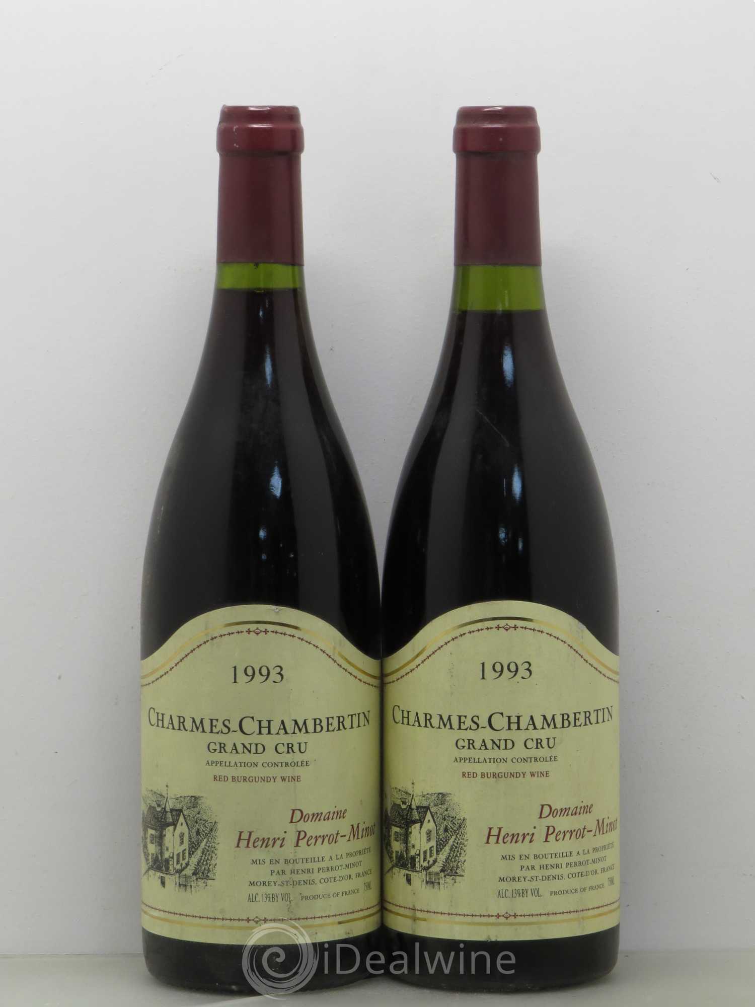 Charmes-Chambertin Grand Cru 1993 - Lot de 2 bouteilles - 0