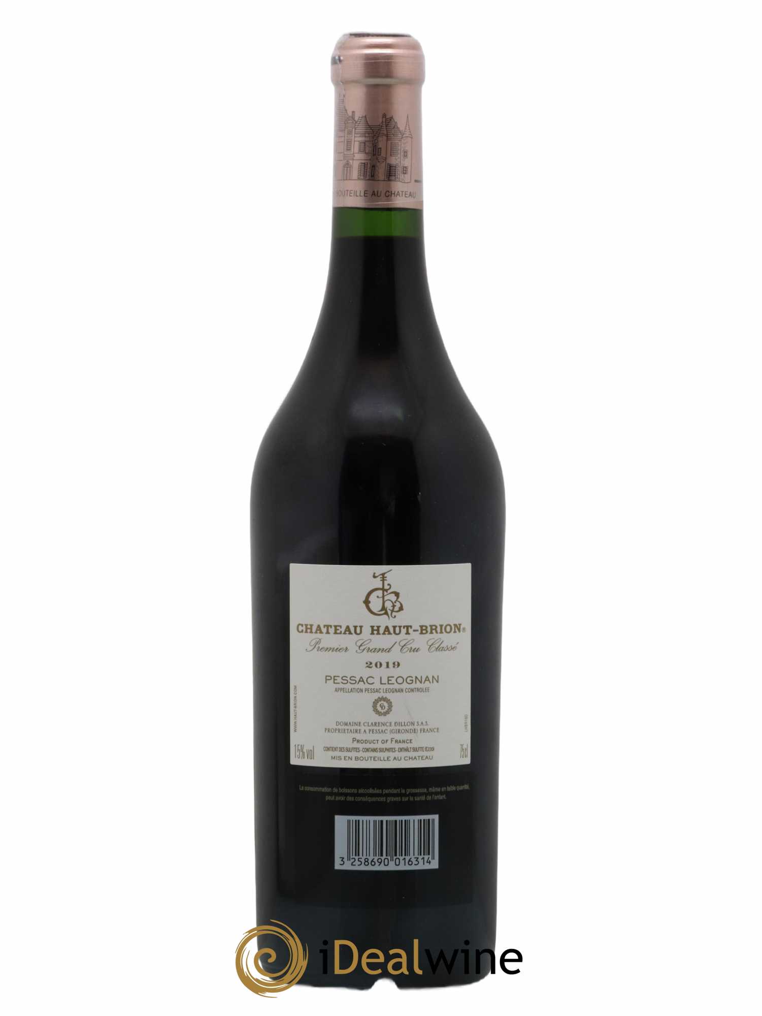 Château Haut Brion 1er Grand Cru Classé 2019 - Lot de 1 bouteille - 1