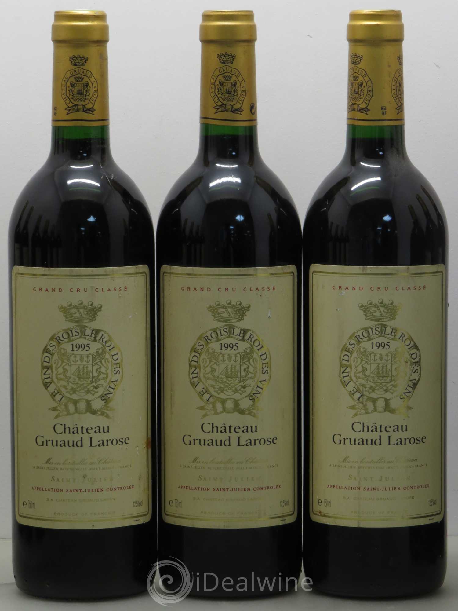 Château Gruaud Larose 2ème Grand Cru Classé 1995 - Lot de 12 bouteilles - 1