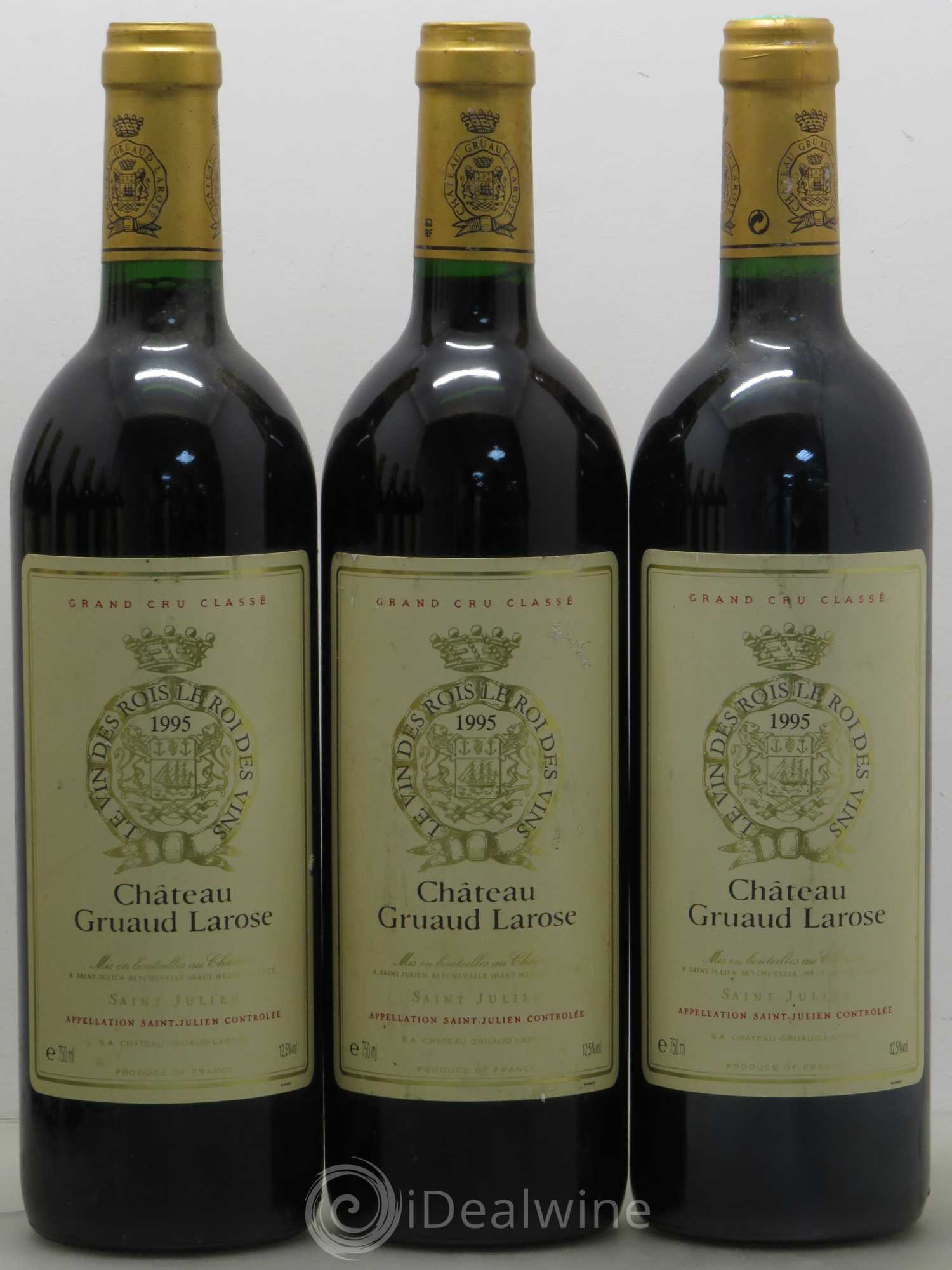 Château Gruaud Larose 2ème Grand Cru Classé 1995 - Lot de 12 bouteilles - 2