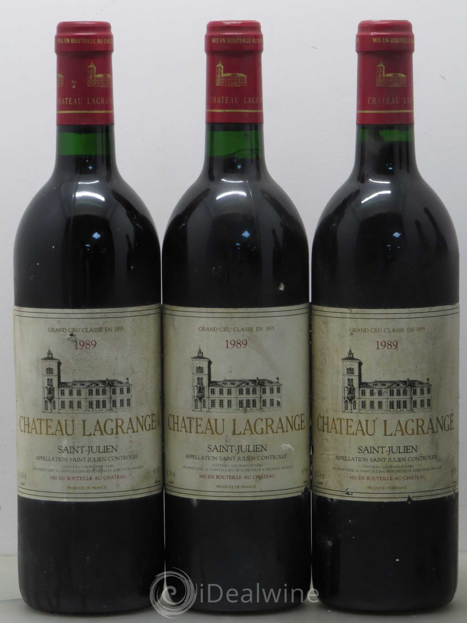 Château Lagrange 3ème Grand Cru Classé 1989 - Lot de 5 bouteilles - 1