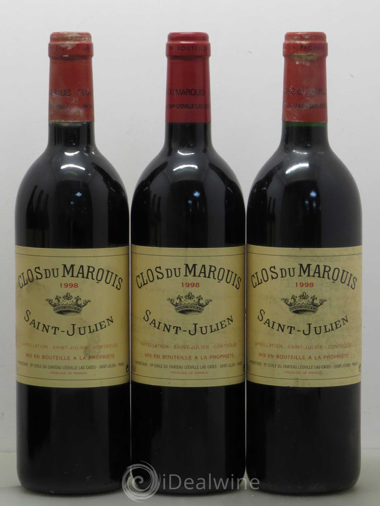Clos du Marquis 1998 - Lot de 6 bouteilles - 1