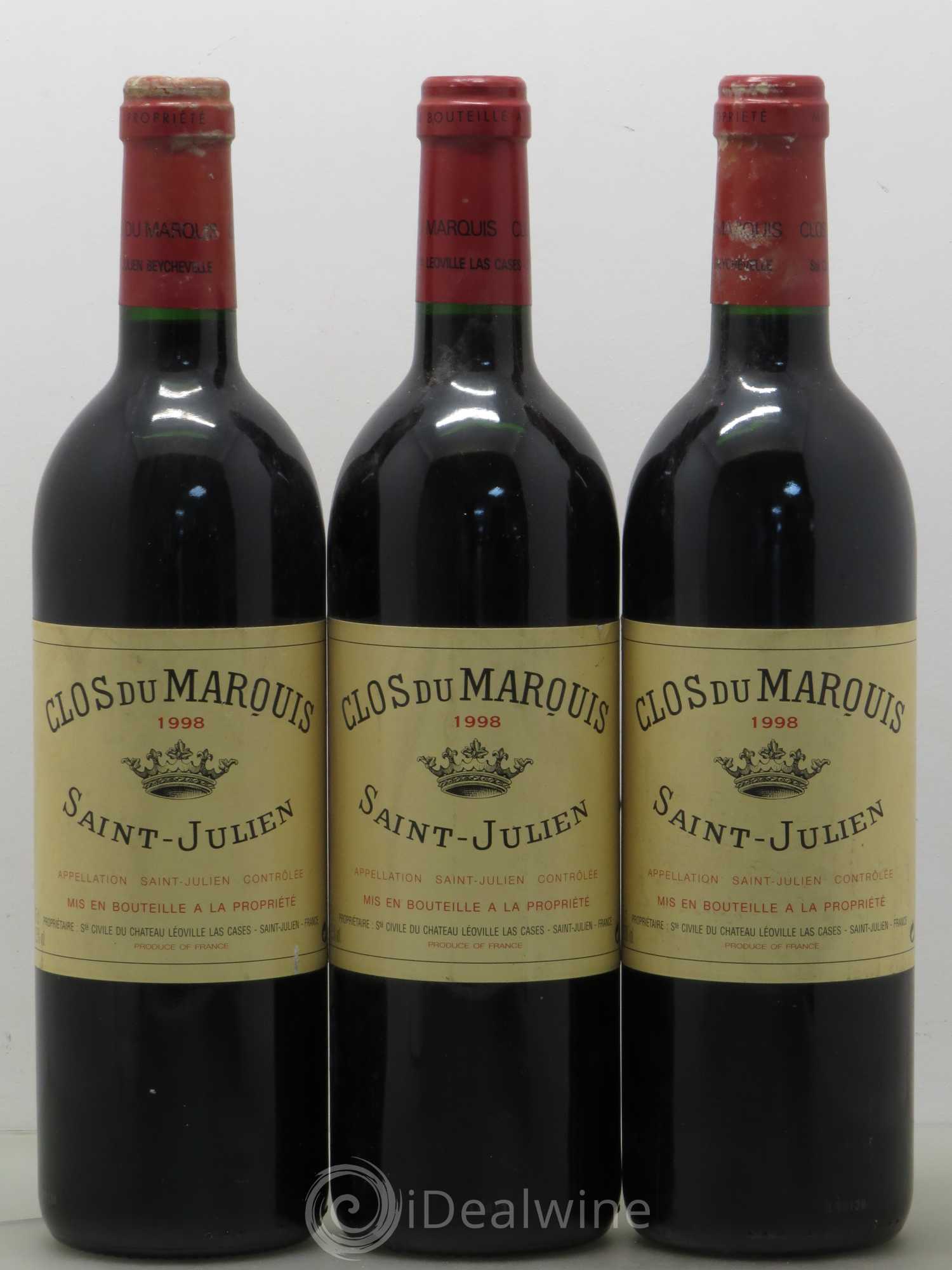 Clos du Marquis 1998 - Lot de 6 bouteilles - 2