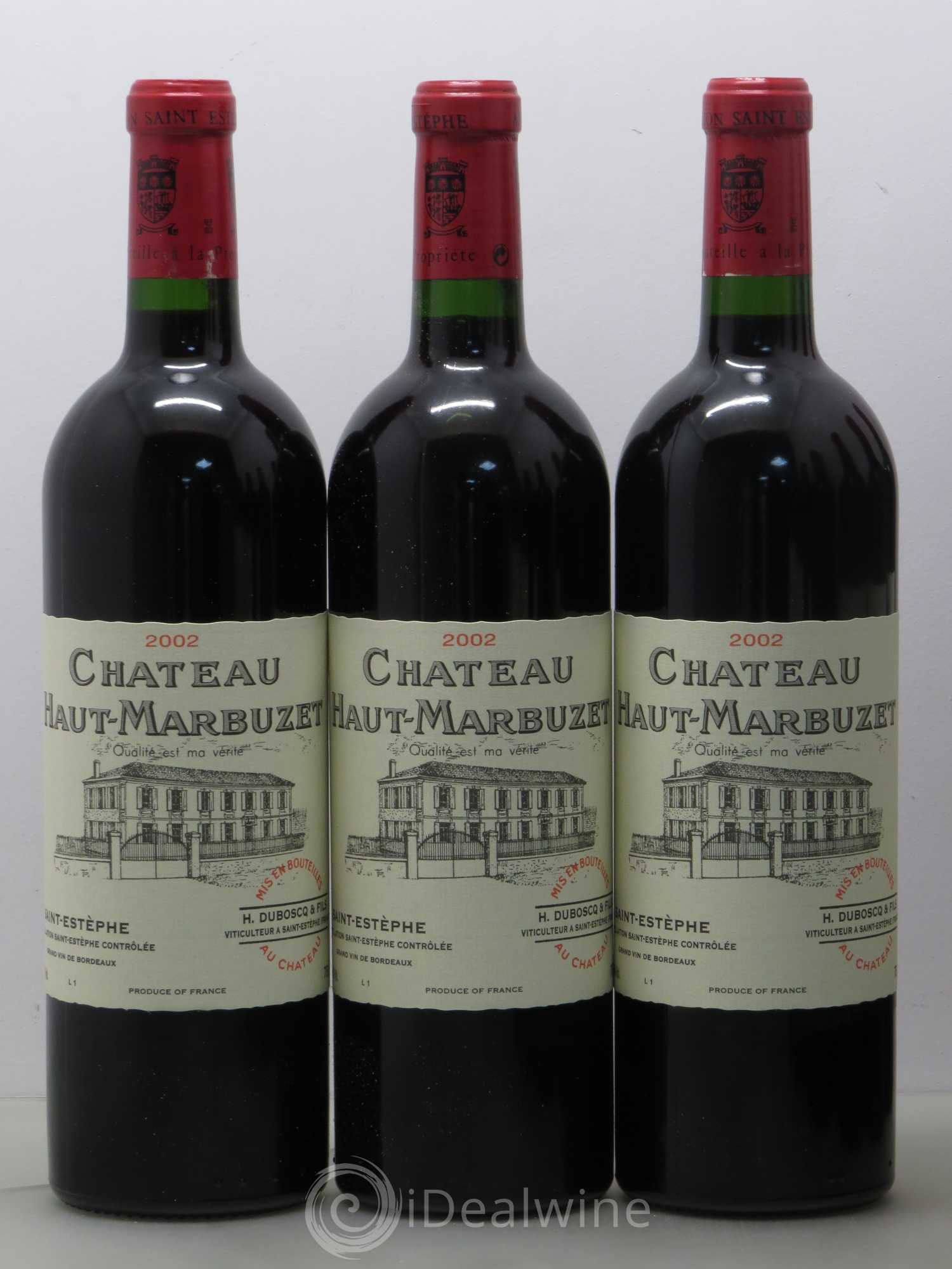 Château Haut Marbuzet 2002 - Lot de 12 bouteilles - 2