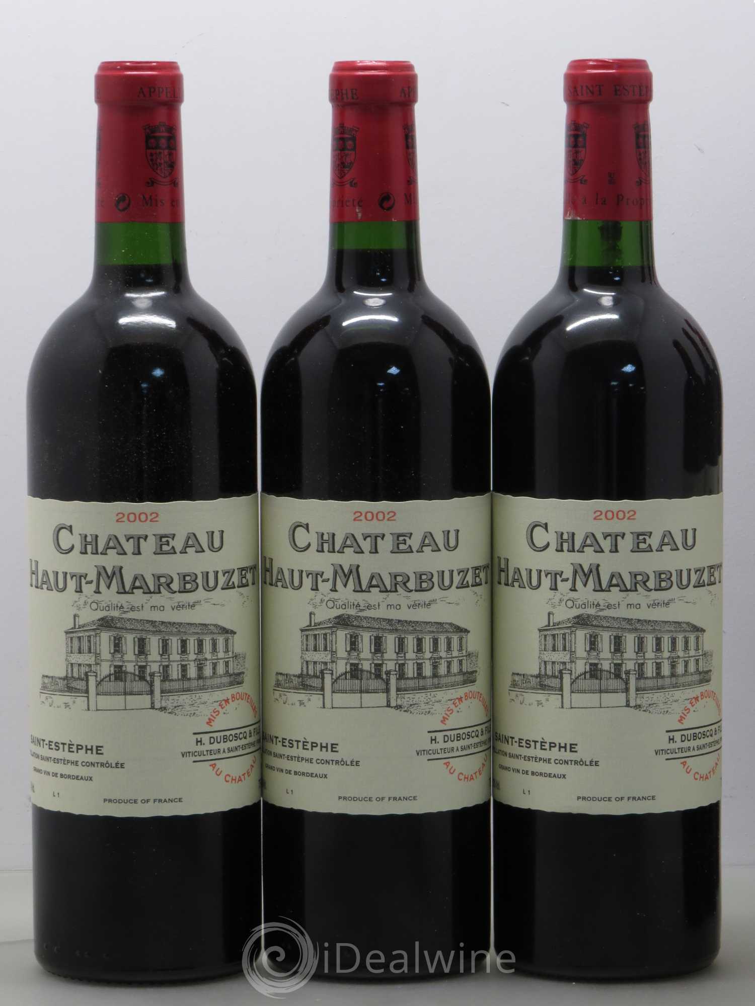 Château Haut Marbuzet 2002 - Lot de 12 bouteilles - 3