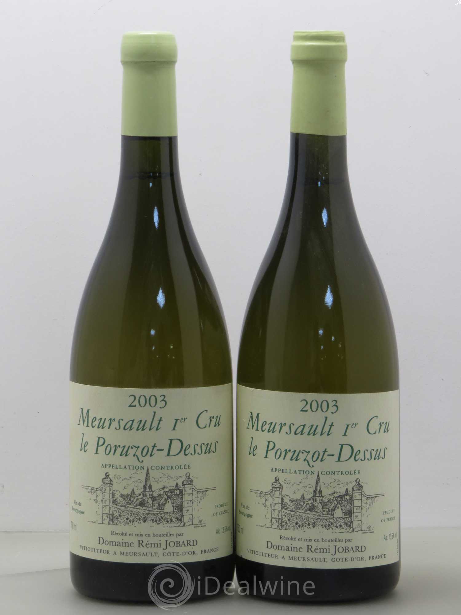 Meursault 1er Cru Le Poruzot-Dessus Rémi Jobard (Domaine) 2003 - Lot de 2 bouteilles - 0