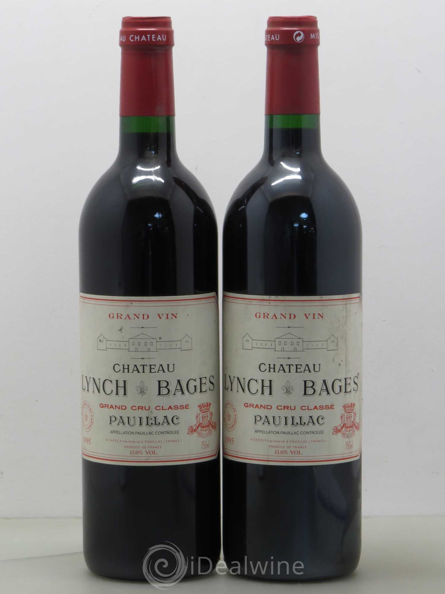 Château Lynch Bages 5ème Grand Cru Classé 1995 - Lot de 2 bouteilles - 0