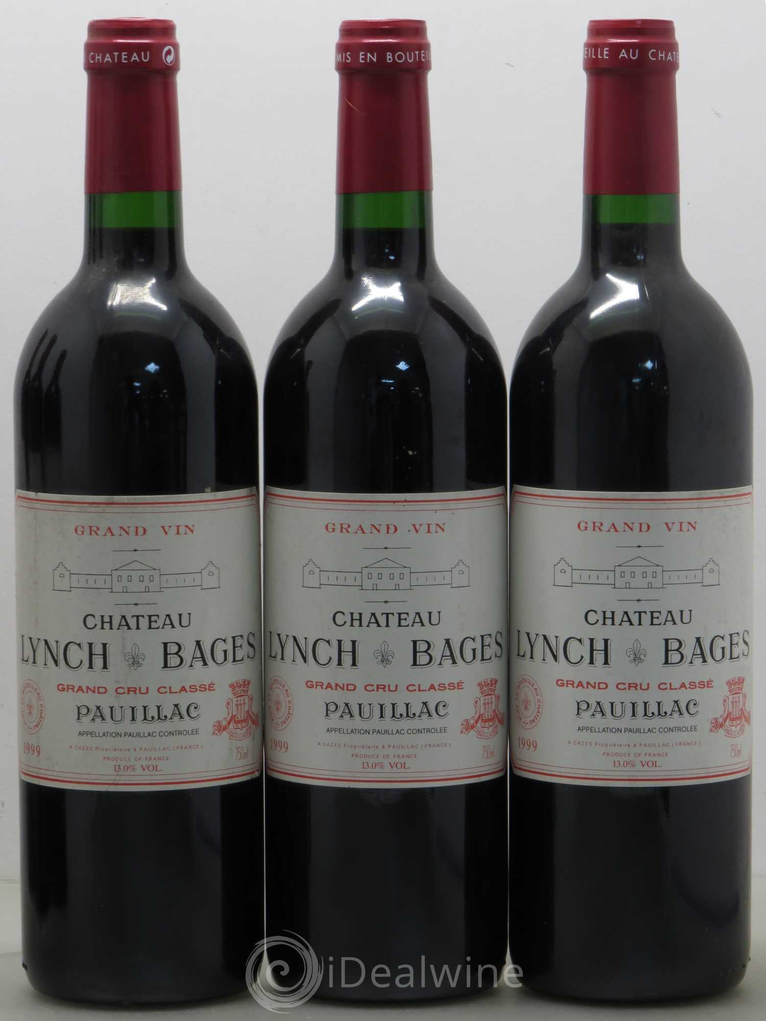 Château Lynch Bages 5ème Grand Cru Classé 1999 - Lot de 6 bouteilles - 1