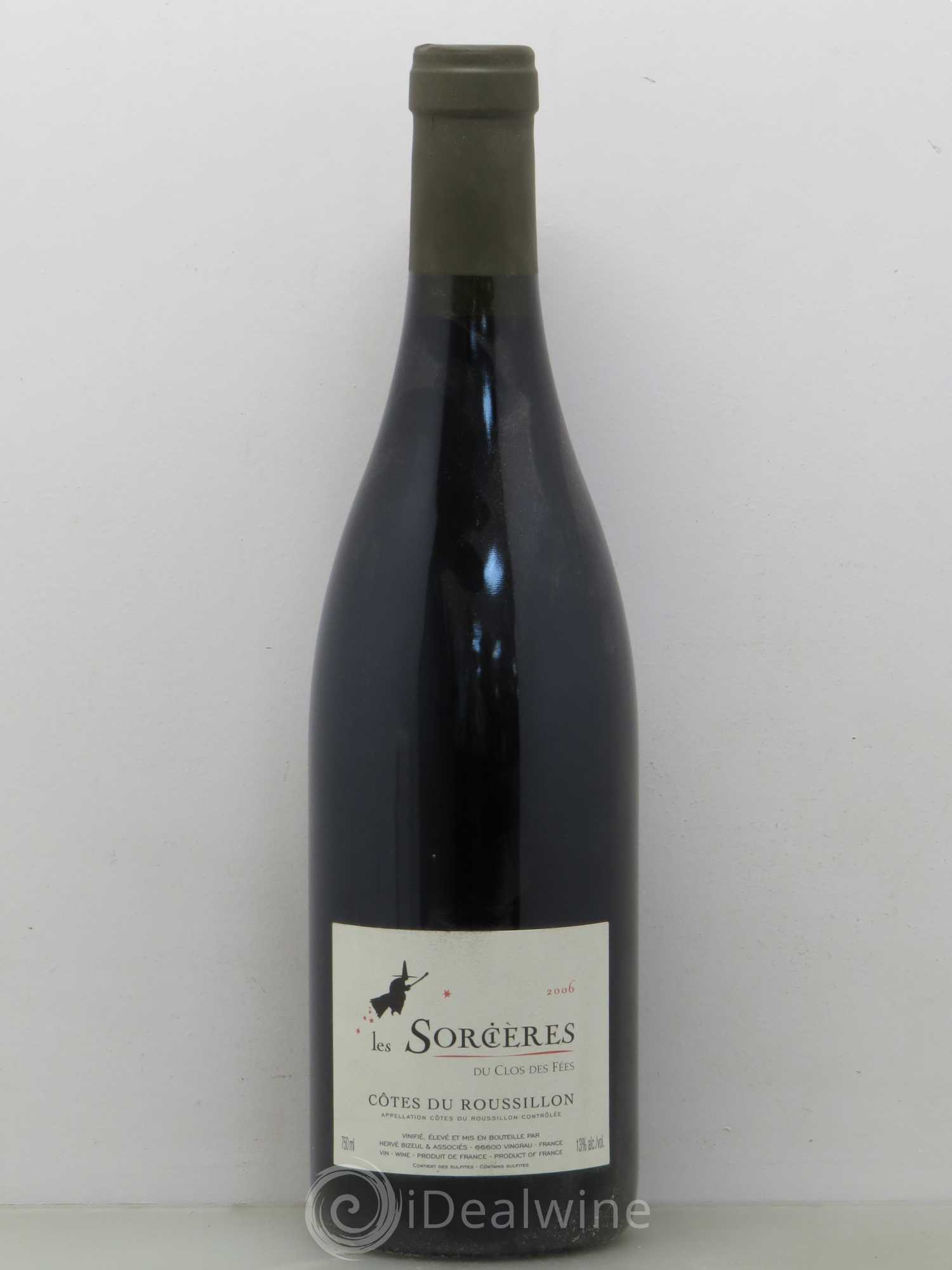 Côtes du Roussillon Clos des Fées Les Sorcières Hervé Bizeul 2006 - Lot de 1 bouteille - 0