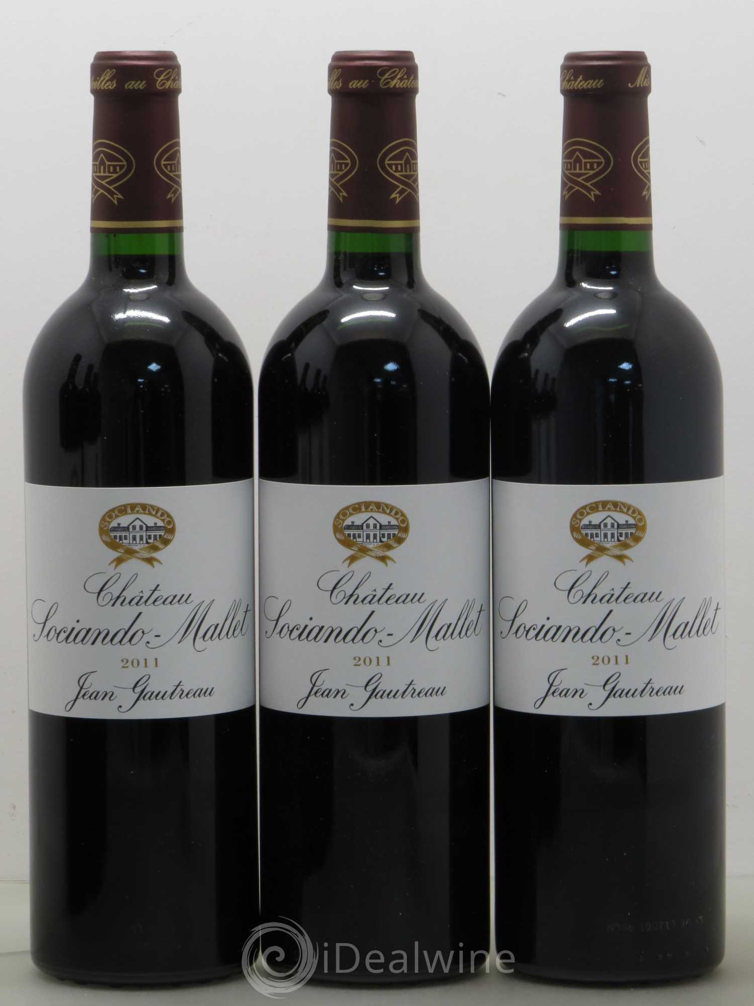 Château Sociando Mallet 2011 - Lot de 6 bouteilles - 1